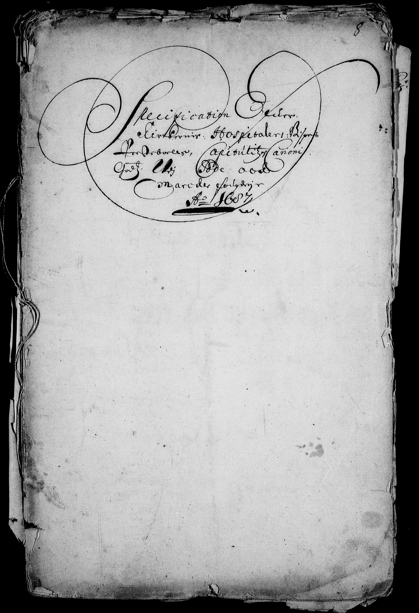 Rentekammeret inntil 1814, Realistisk ordnet avdeling, RA/EA-4070/Fc/Fca/L0001/0005: [Ca I]  Akershus stift / Jordebok over kirke- og prestebordsgods i Akershus stift, 1687