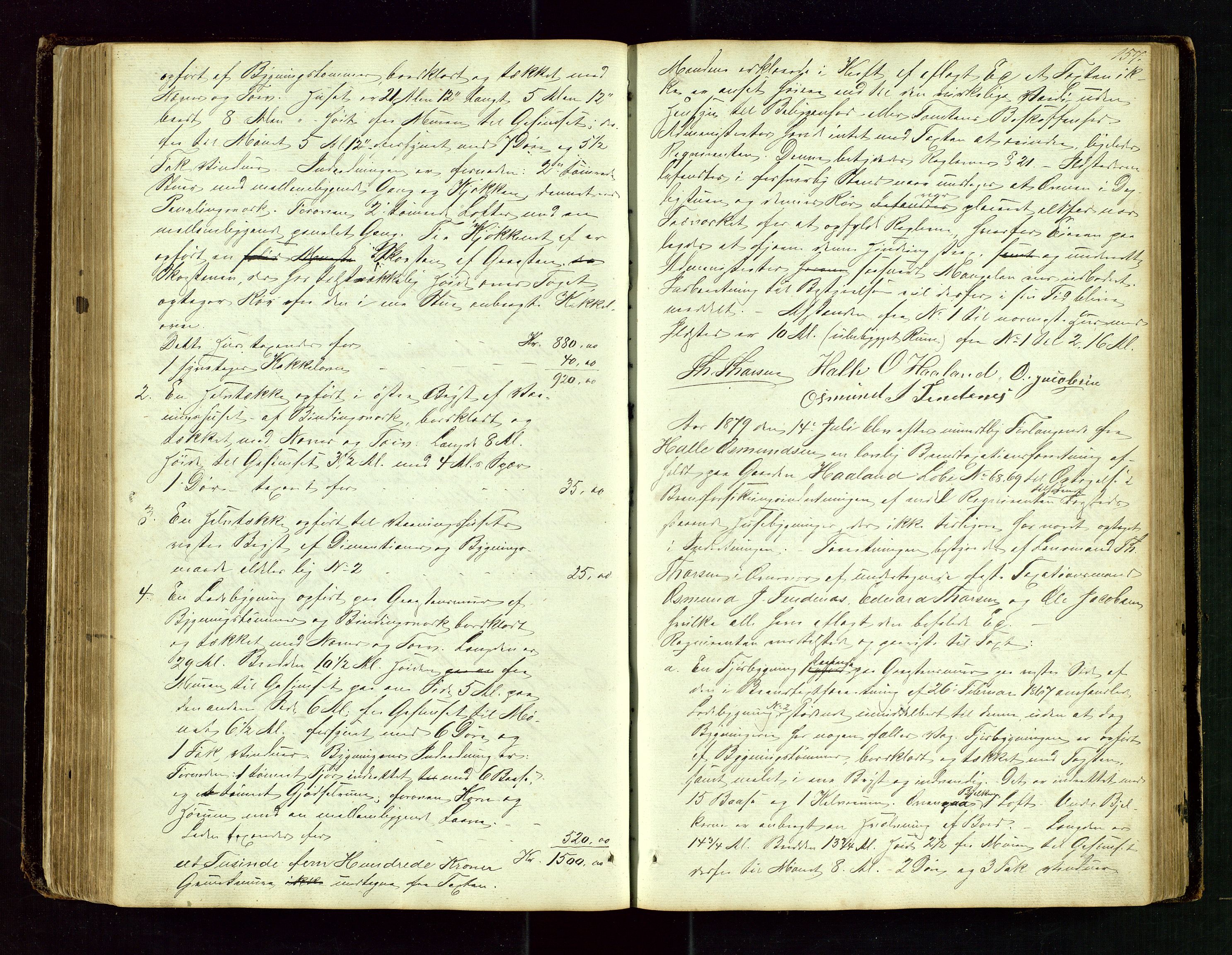 Jelsa lensmannskontor, AV/SAST-A-100360/Goa/L0001: Branntakstprotokoll, 1846-1914, s. 156b-157a