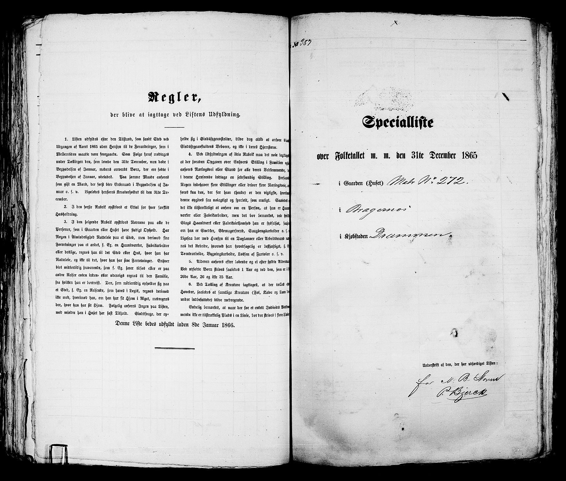 RA, Folketelling 1865 for 0602aB Bragernes prestegjeld i Drammen kjøpstad, 1865, s. 814