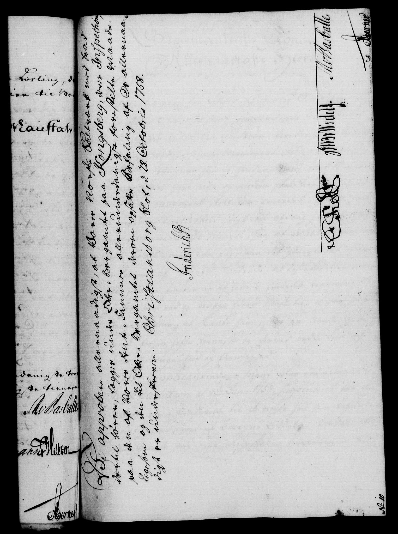 Rentekammeret, Kammerkanselliet, AV/RA-EA-3111/G/Gf/Gfa/L0040: Norsk relasjons- og resolusjonsprotokoll (merket RK 52.40), 1758, s. 691