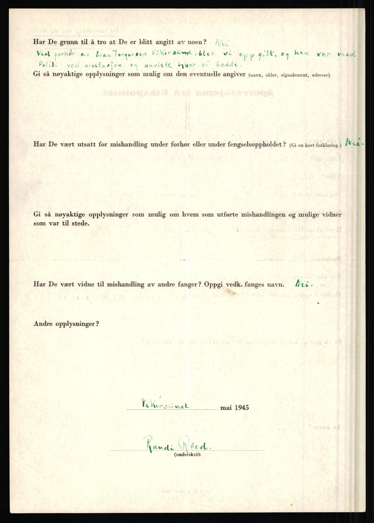 Rikspolitisjefen, AV/RA-S-1560/L/L0014: Pettersen, Aksel - Savosnick, Ernst, 1940-1945, s. 910