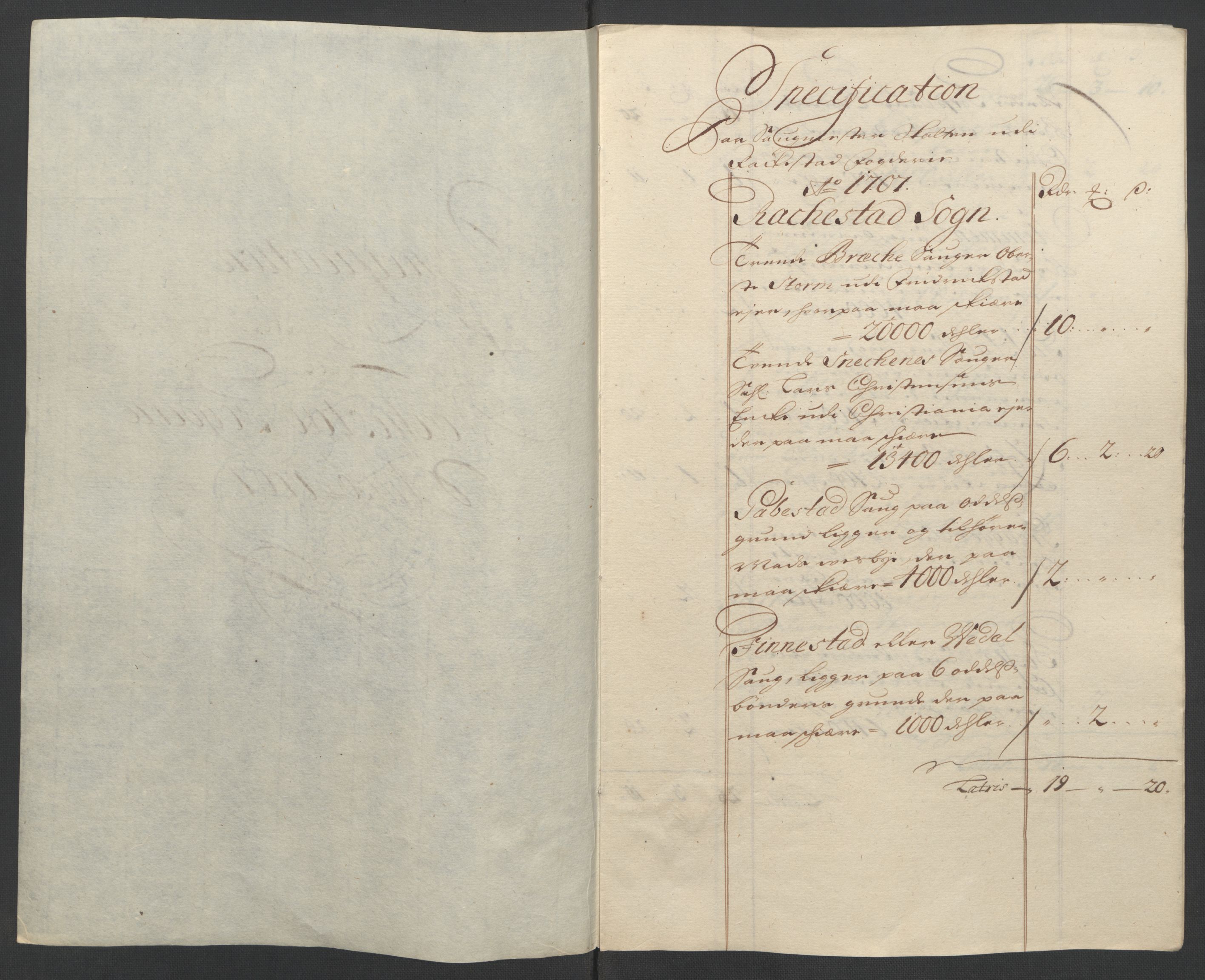 Rentekammeret inntil 1814, Reviderte regnskaper, Fogderegnskap, AV/RA-EA-4092/R07/L0299: Fogderegnskap Rakkestad, Heggen og Frøland, 1707, s. 76