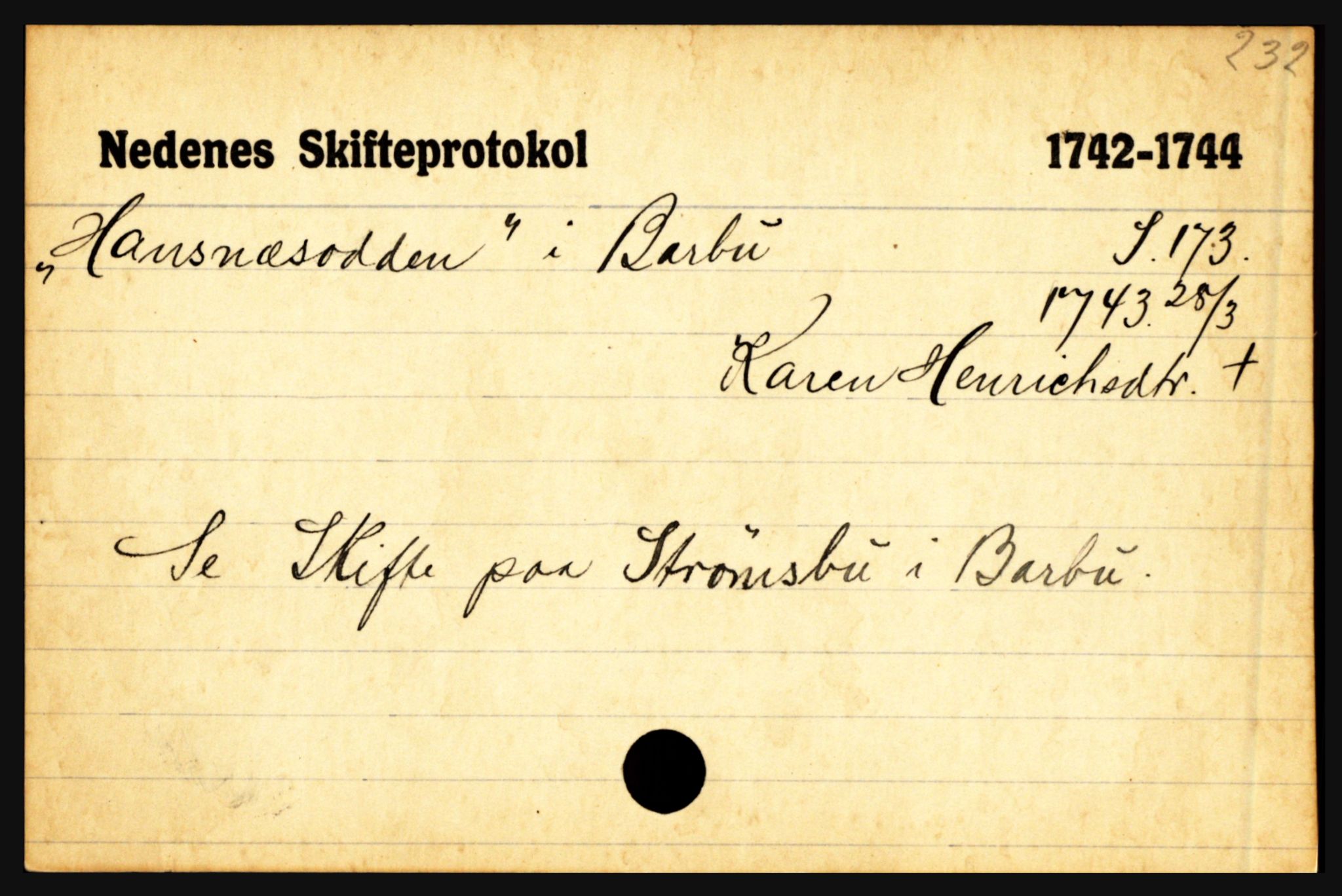 Nedenes sorenskriveri før 1824, AV/SAK-1221-0007/H, s. 10871