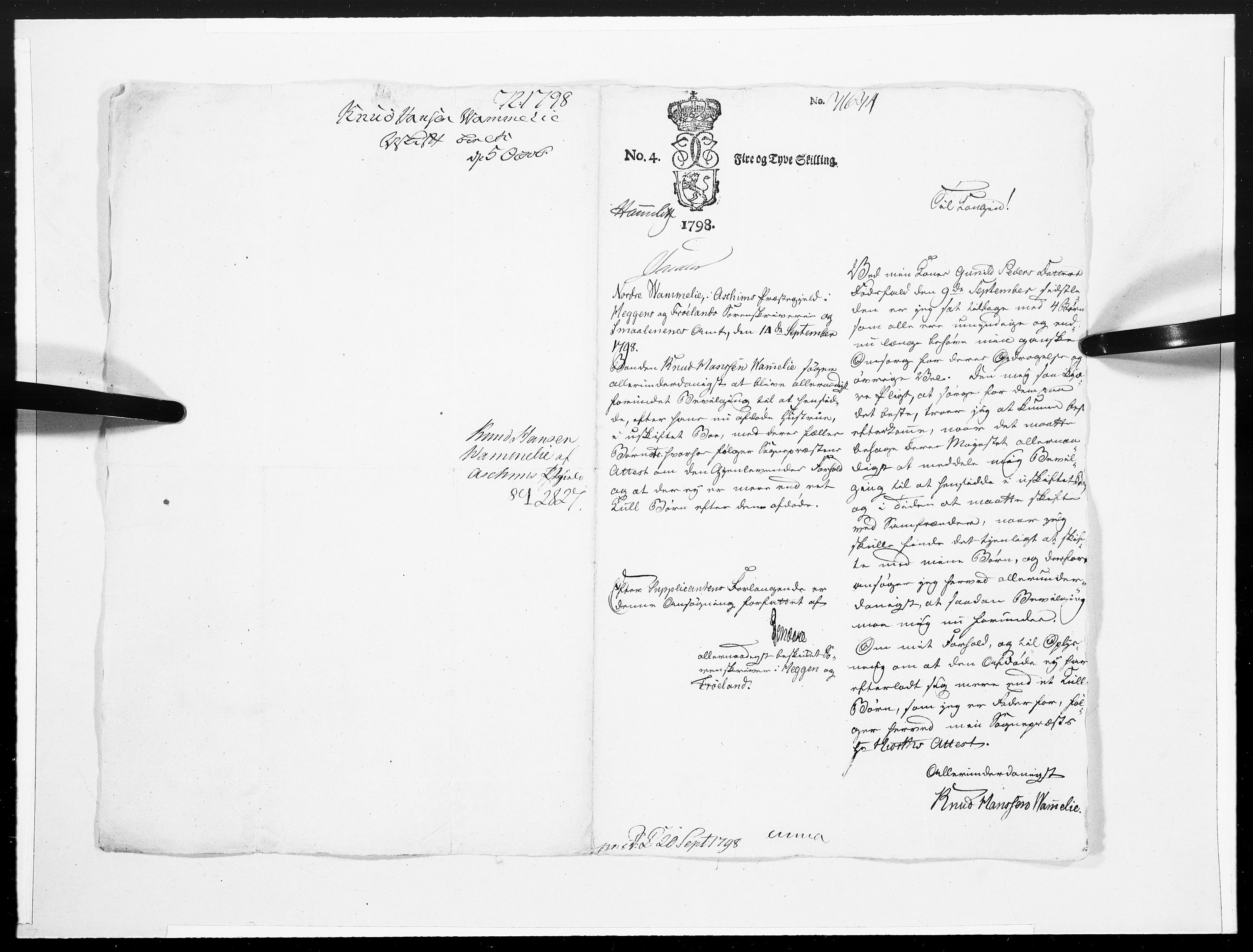 Danske Kanselli 1572-1799, AV/RA-EA-3023/F/Fc/Fcc/Fcca/L0315: Norske innlegg 1572-1799, 1798, s. 11