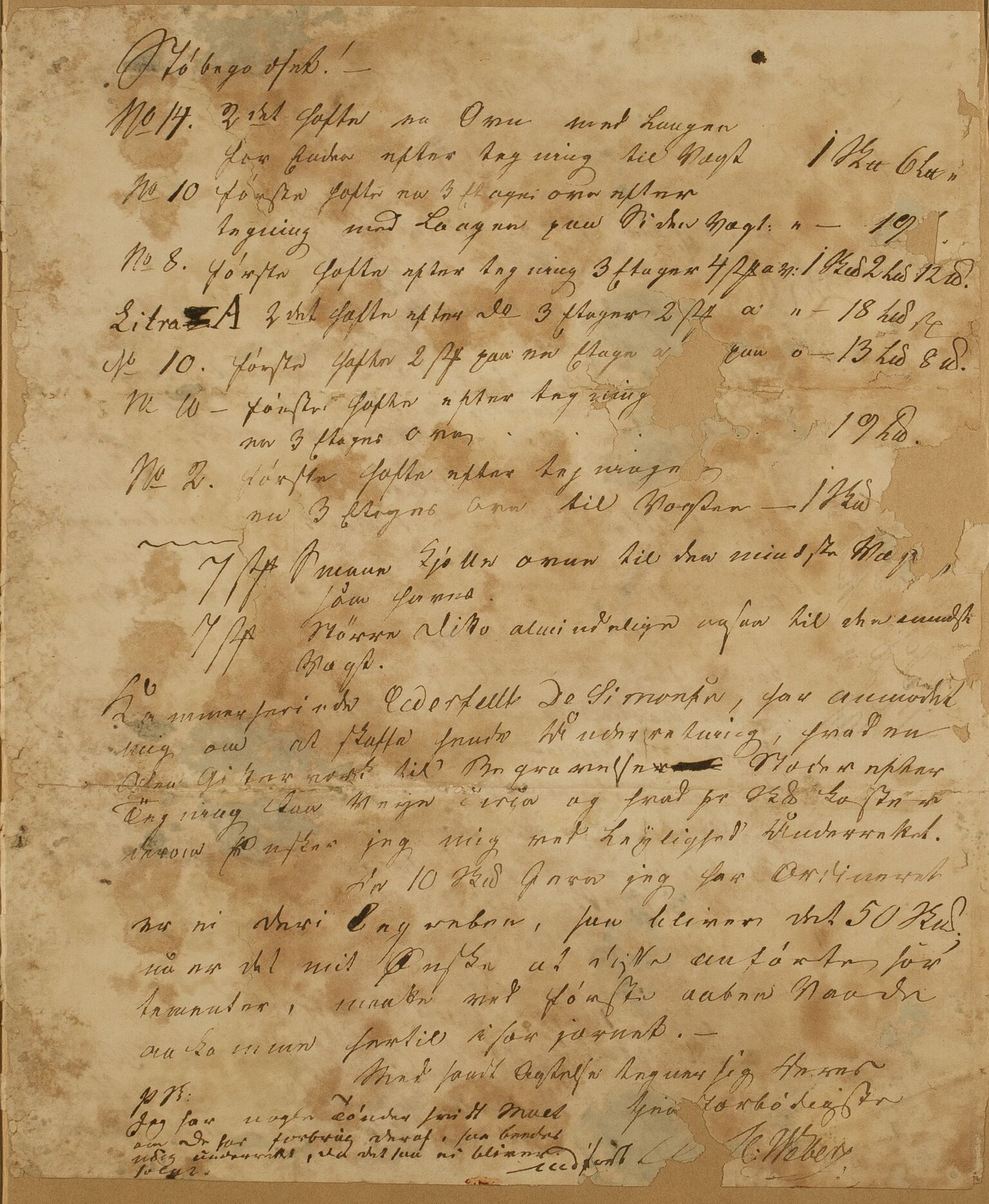 Familien Aalls privatarkiv , NESJ/NJM-005/E-00004/L0003: Inngående brev 1831, 1831