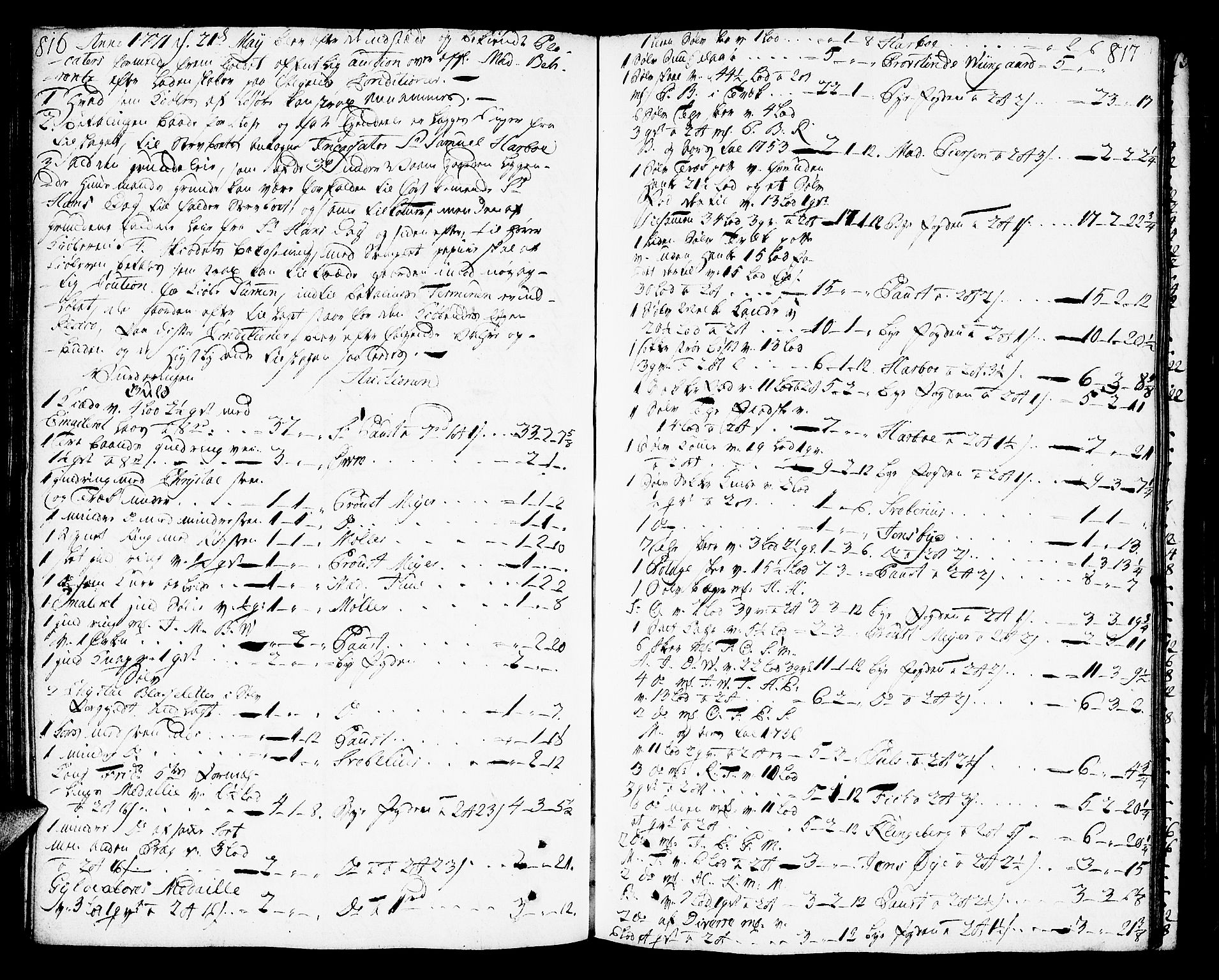 Molde byfogd, AV/SAT-A-0025/3/3Aa/L0002: Skifteprotokoll, 1768-1787, s. 816-817