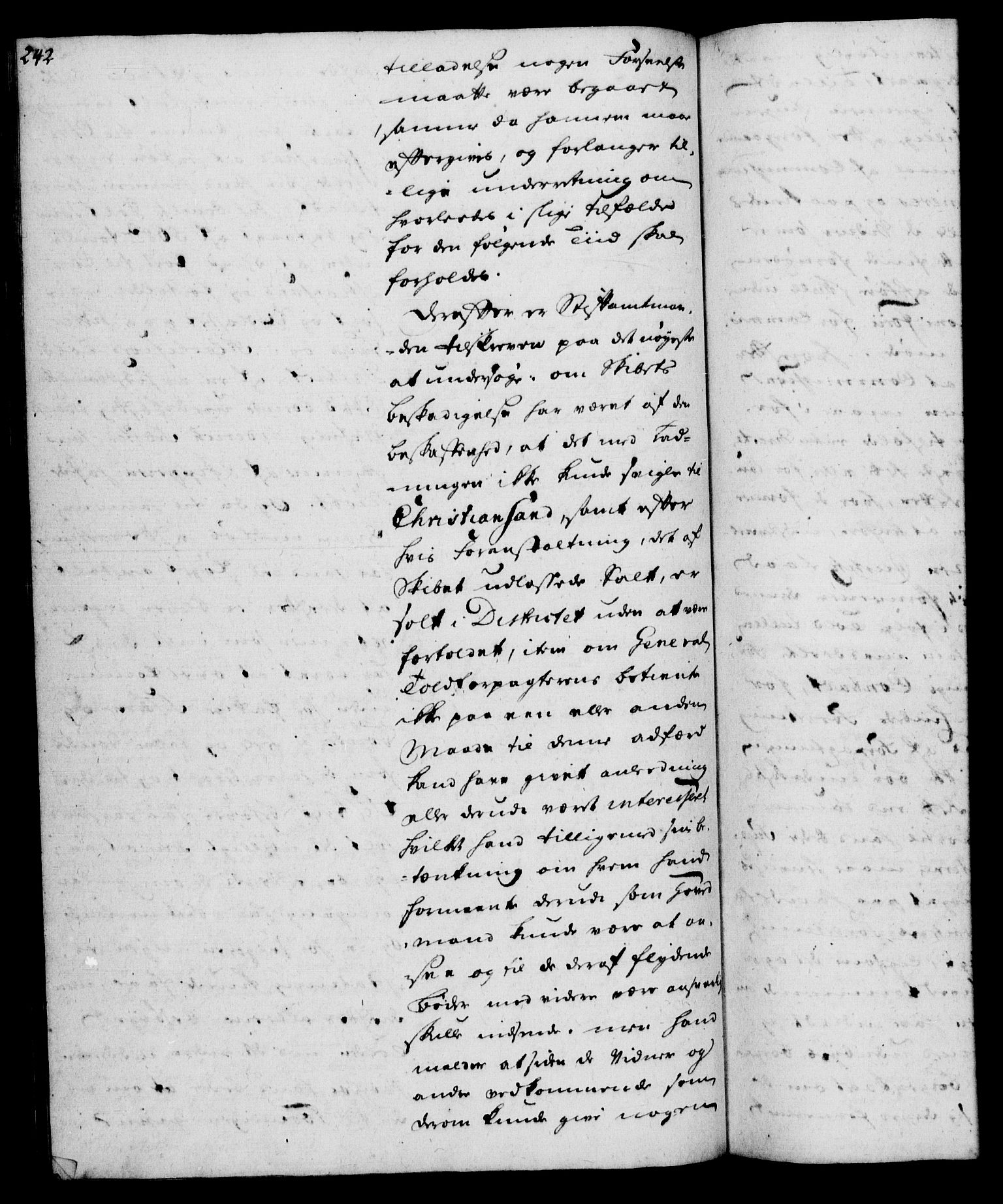 Rentekammeret, Kammerkanselliet, RA/EA-3111/G/Gh/Gha/L0032: Norsk ekstraktmemorialprotokoll (merket RK 53.77), 1753-1755, s. 242