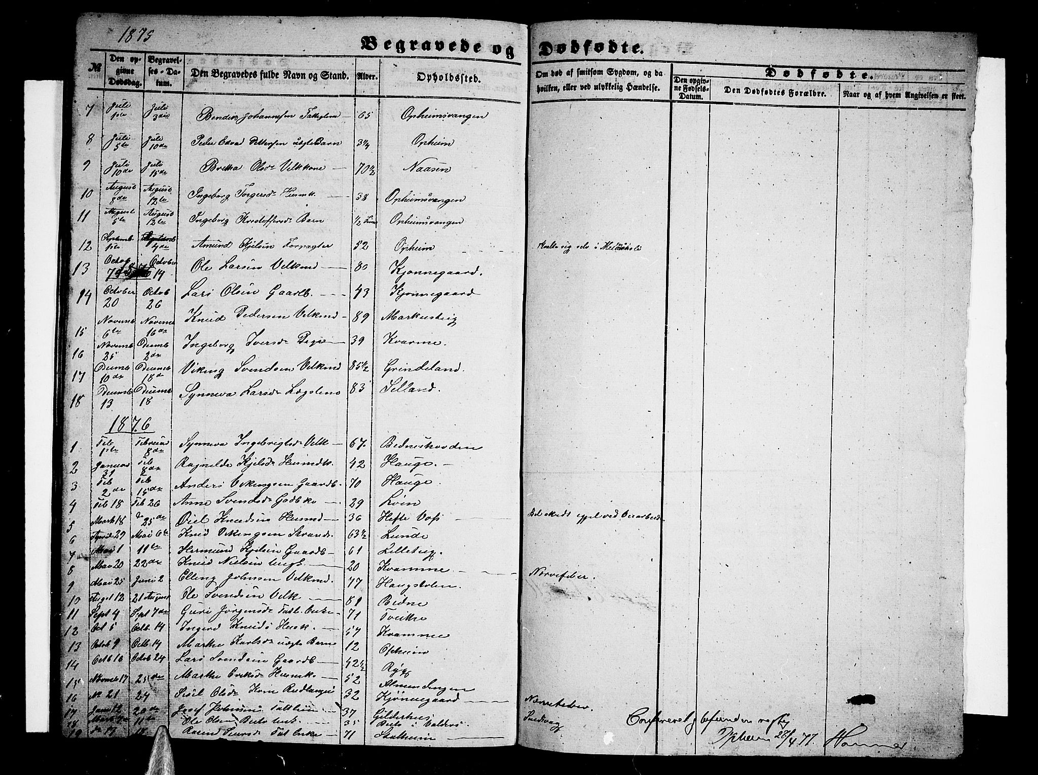 Vossestrand Sokneprestembete, AV/SAB-A-79101/H/Hab: Klokkerbok nr. A 1, 1855-1879