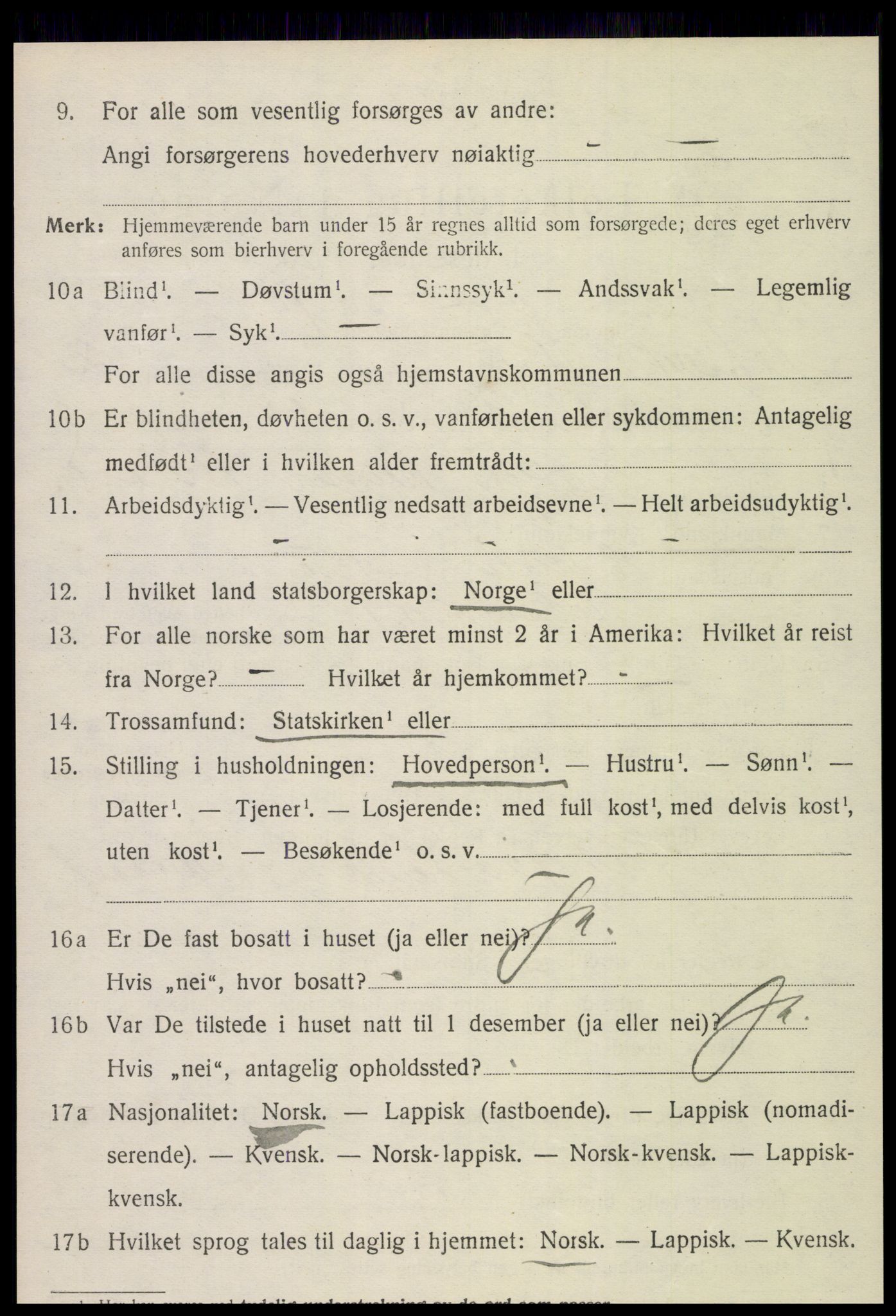 SAT, Folketelling 1920 for 1718 Leksvik herred, 1920, s. 2229