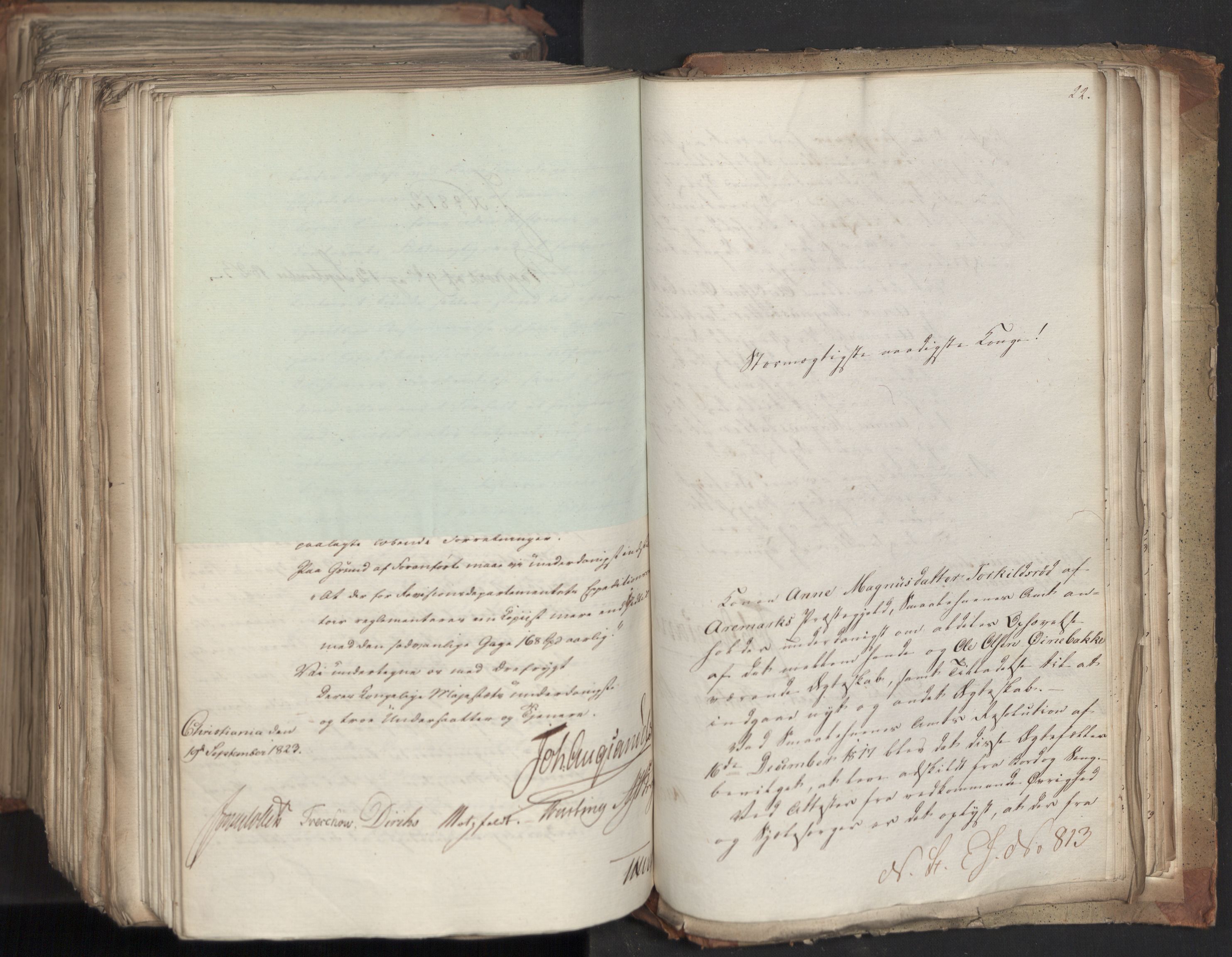 Statsrådsavdelingen i Stockholm, AV/RA-S-1003/D/Da/L0035: Regjeringsinnstillinger nr. 541-840, 1823, s. 740