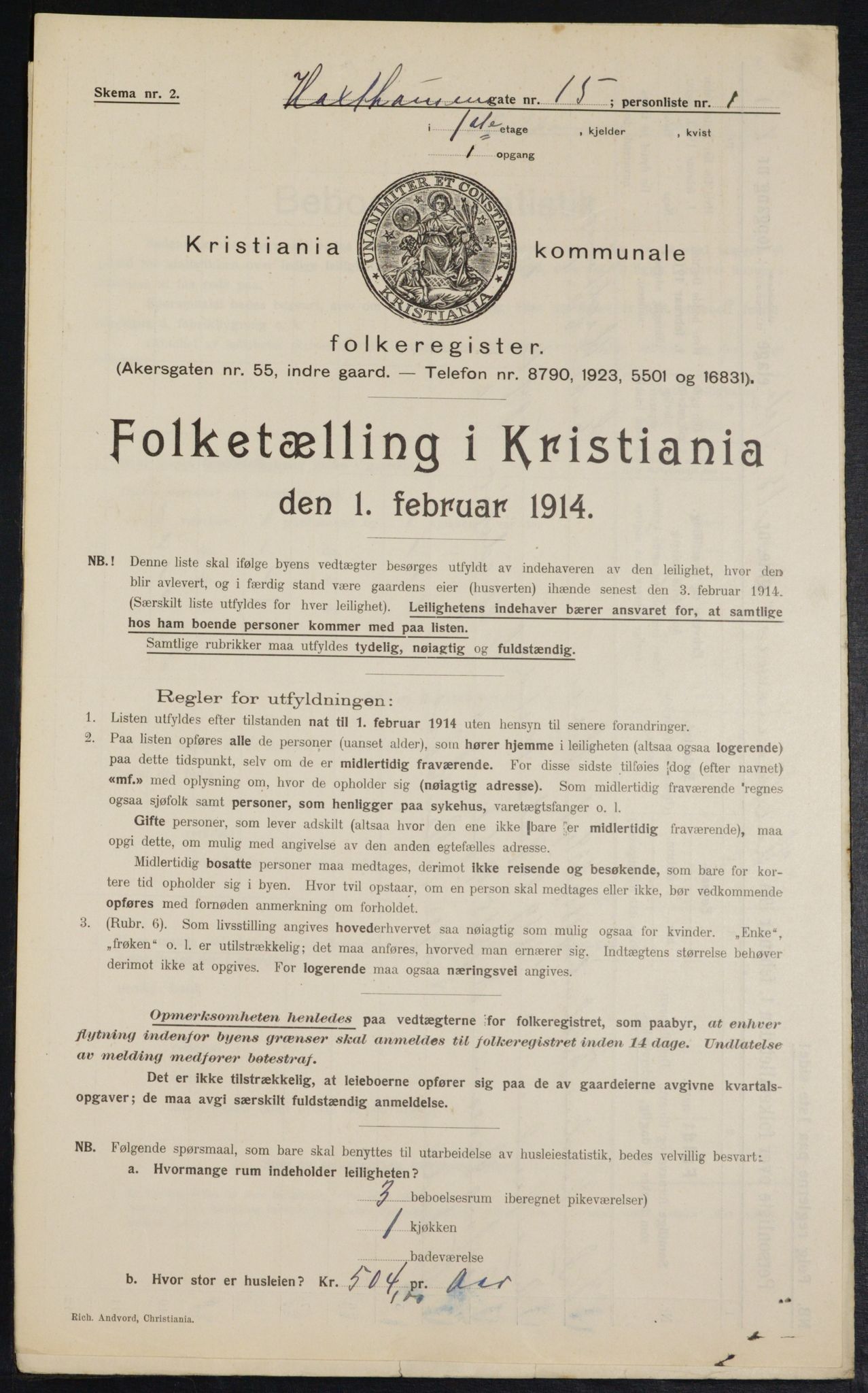 OBA, Kommunal folketelling 1.2.1914 for Kristiania, 1914, s. 35724