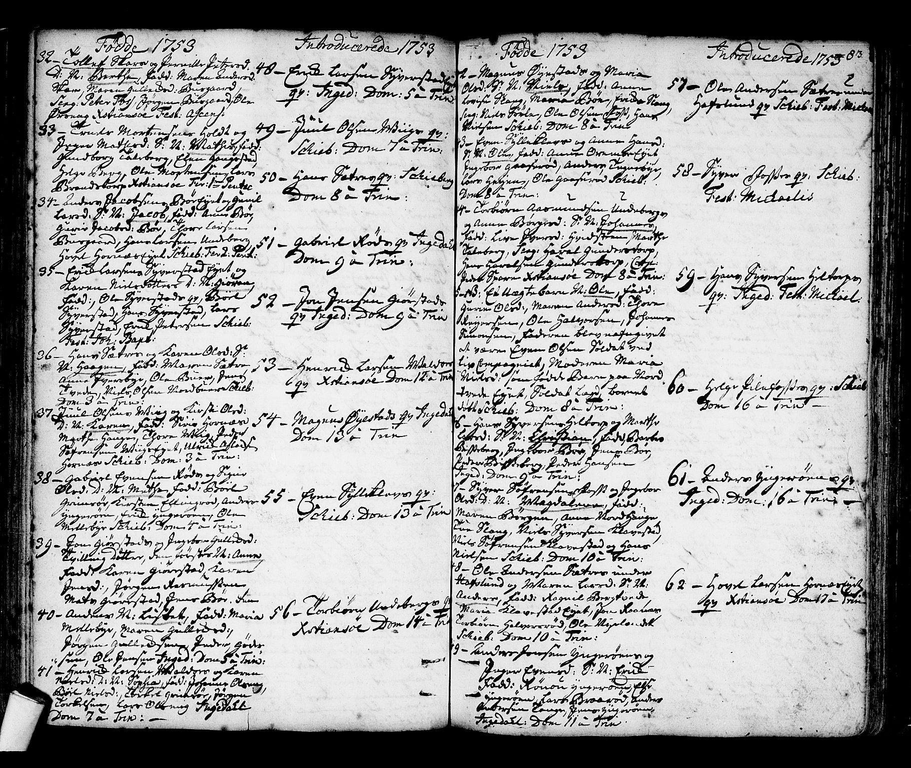 Skjeberg prestekontor Kirkebøker, SAO/A-10923/F/Fa/L0002: Ministerialbok nr. I 2, 1726-1791, s. 83