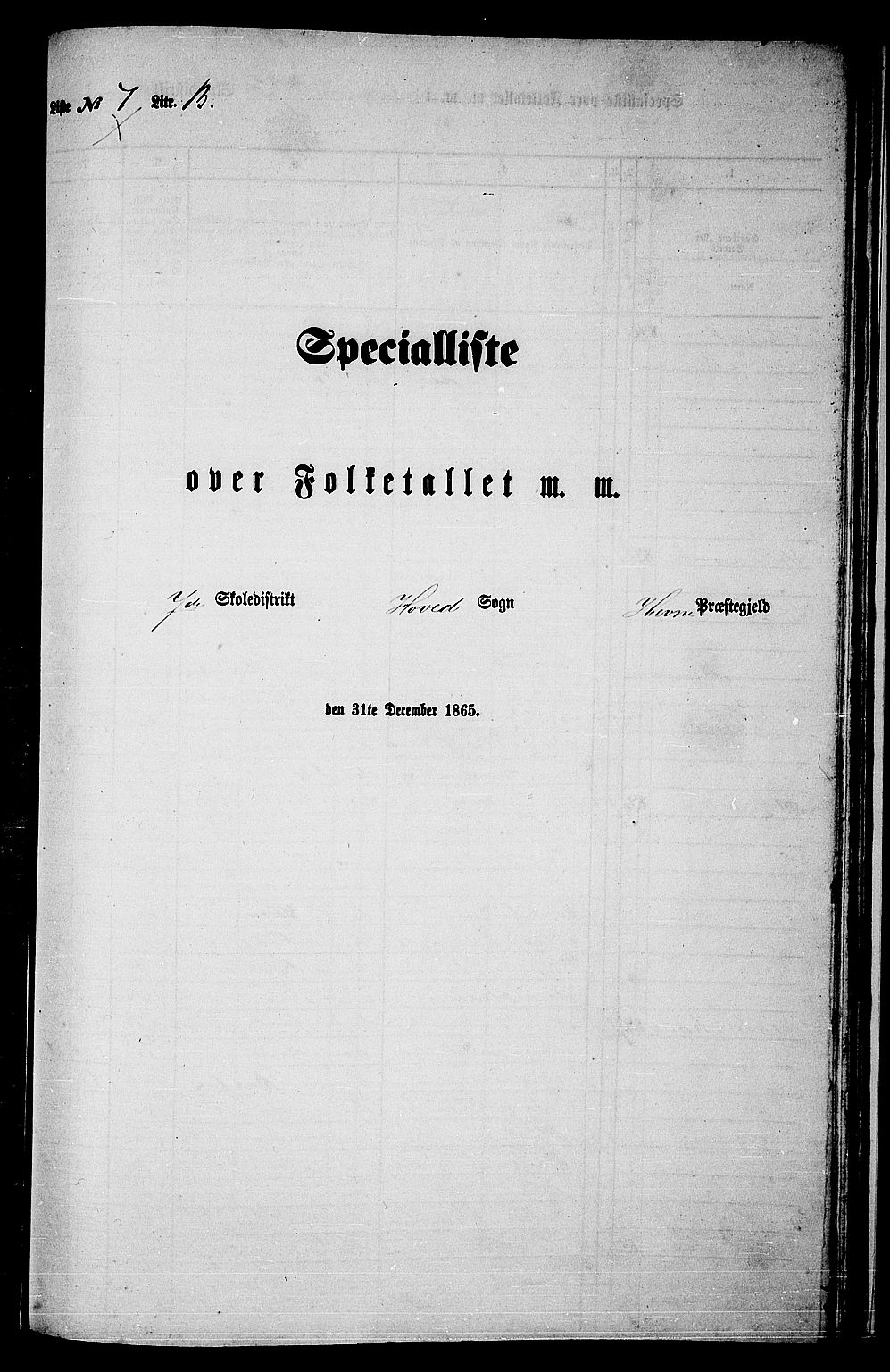 RA, Folketelling 1865 for 1612P Hemne prestegjeld, 1865, s. 158