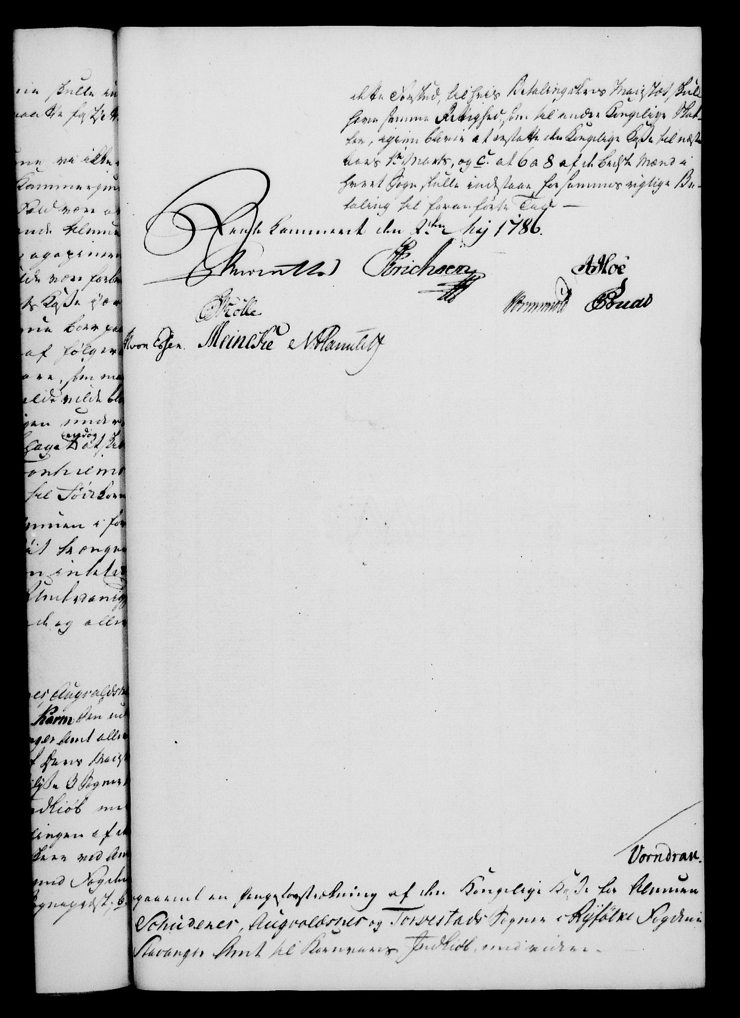 Rentekammeret, Kammerkanselliet, RA/EA-3111/G/Gf/Gfa/L0068: Norsk relasjons- og resolusjonsprotokoll (merket RK 52.68), 1786, s. 362
