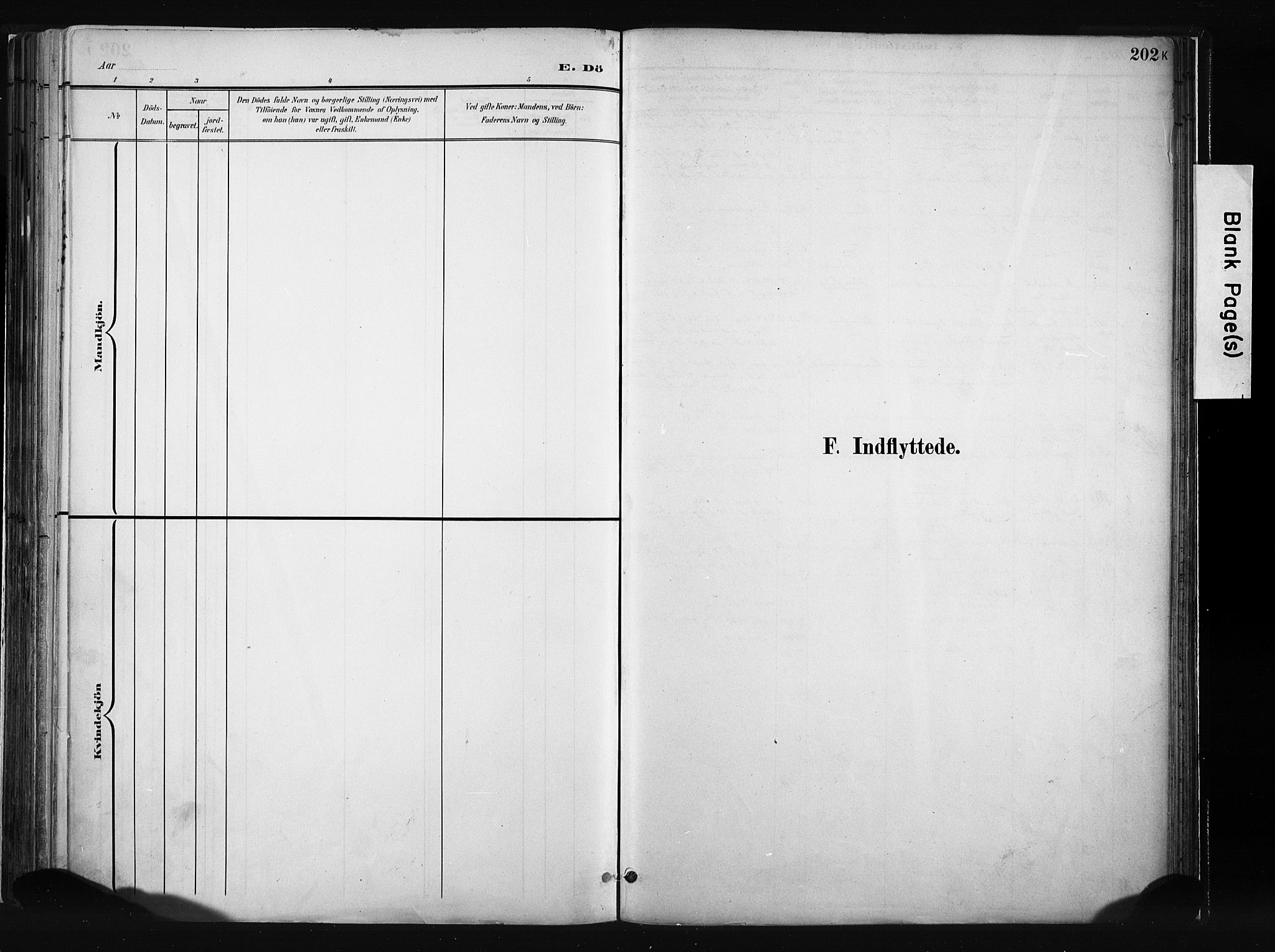 Vang prestekontor, Valdres, SAH/PREST-140/H/Ha/L0008: Ministerialbok nr. 8, 1882-1910, s. 202