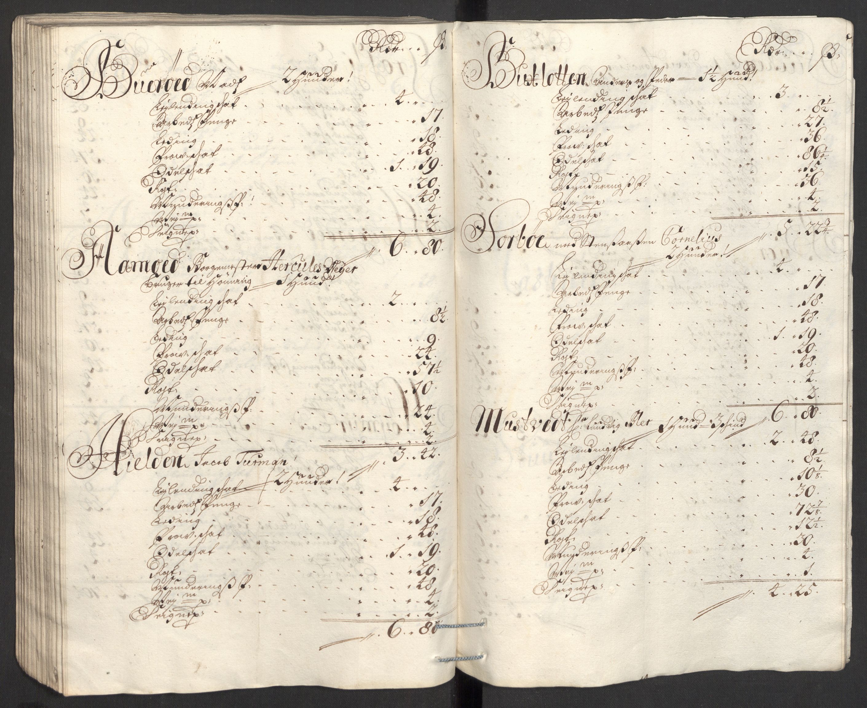 Rentekammeret inntil 1814, Reviderte regnskaper, Fogderegnskap, AV/RA-EA-4092/R36/L2117: Fogderegnskap Øvre og Nedre Telemark og Bamble, 1707, s. 420