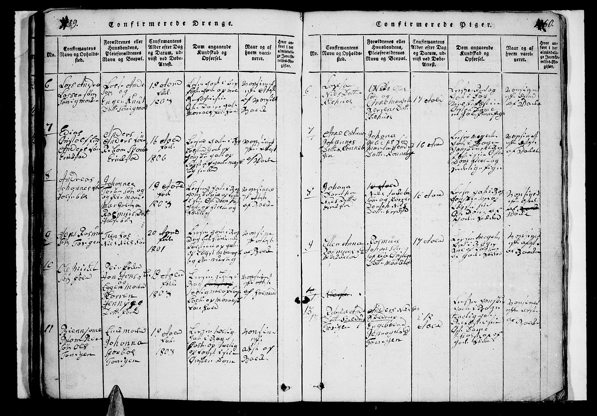 Trondenes sokneprestkontor, AV/SATØ-S-1319/H/Hb/L0003klokker: Klokkerbok nr. 3, 1820-1834, s. 459-460