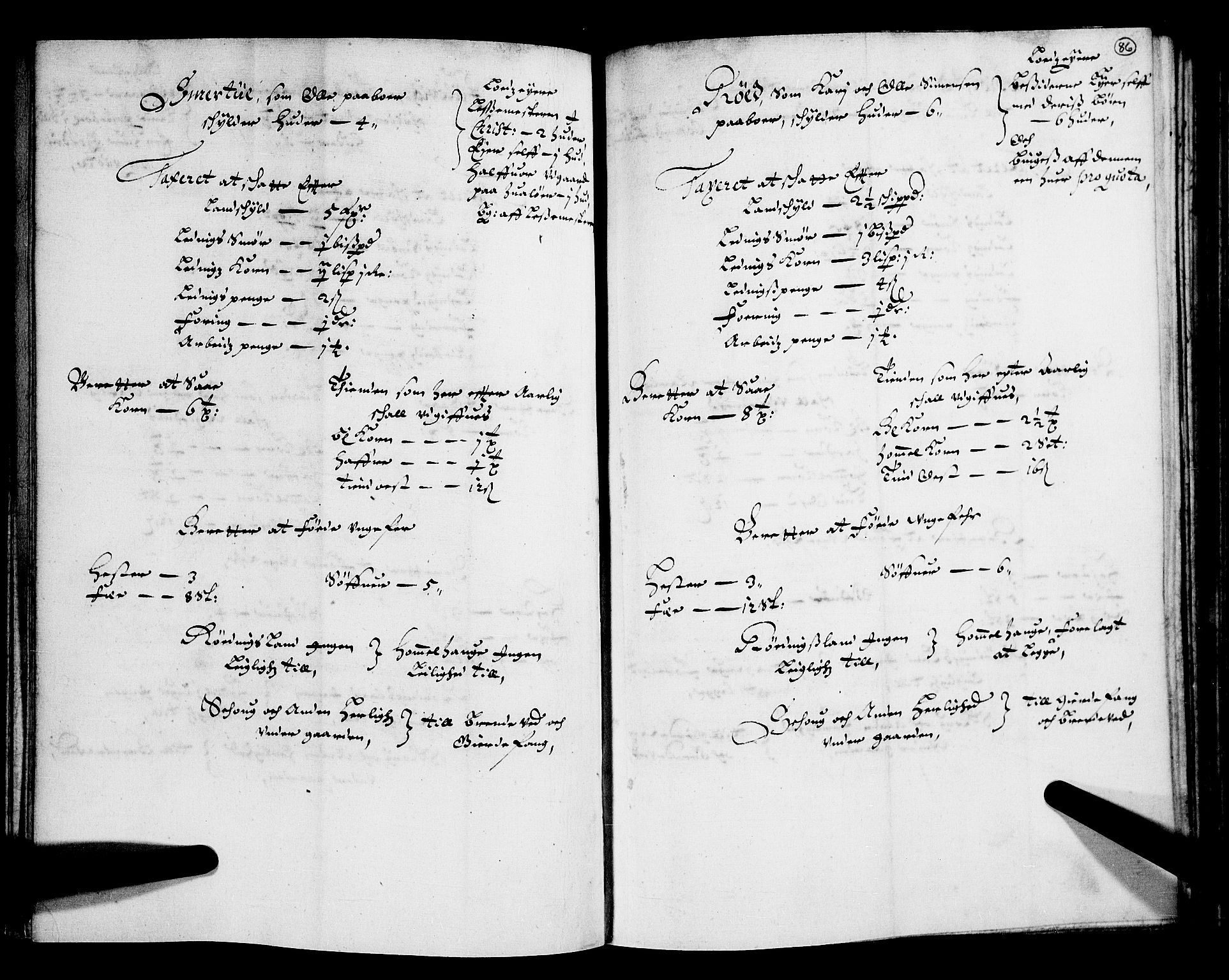 Rentekammeret inntil 1814, Realistisk ordnet avdeling, RA/EA-4070/N/Nb/Nba/L0004: Tune, Veme, Åbygge og Hvaler, 1. del, 1667, s. 85b-86a