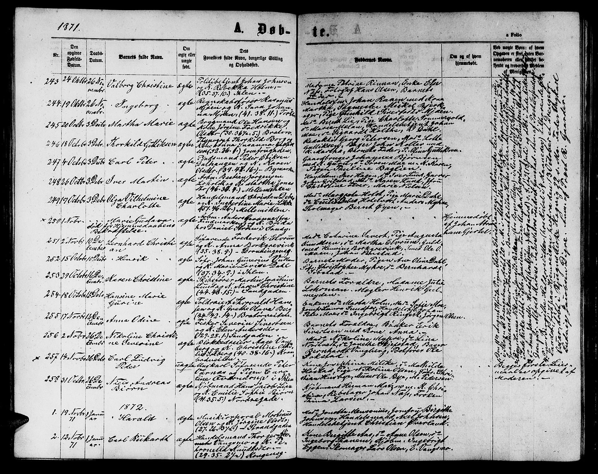 Ministerialprotokoller, klokkerbøker og fødselsregistre - Sør-Trøndelag, SAT/A-1456/602/L0141: Klokkerbok nr. 602C09, 1865-1877