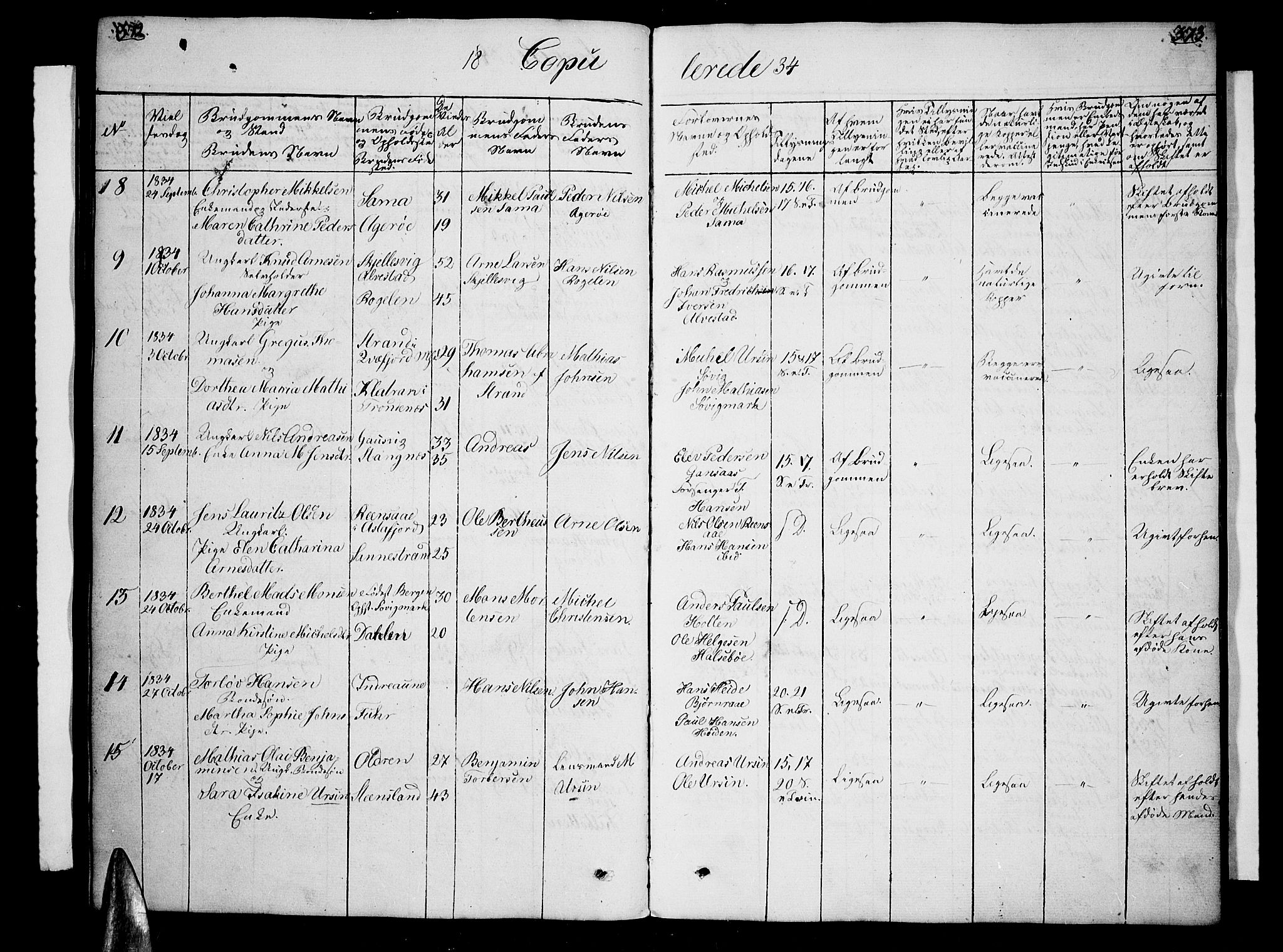 Trondenes sokneprestkontor, AV/SATØ-S-1319/H/Hb/L0005klokker: Klokkerbok nr. 5, 1834-1845, s. 372-373
