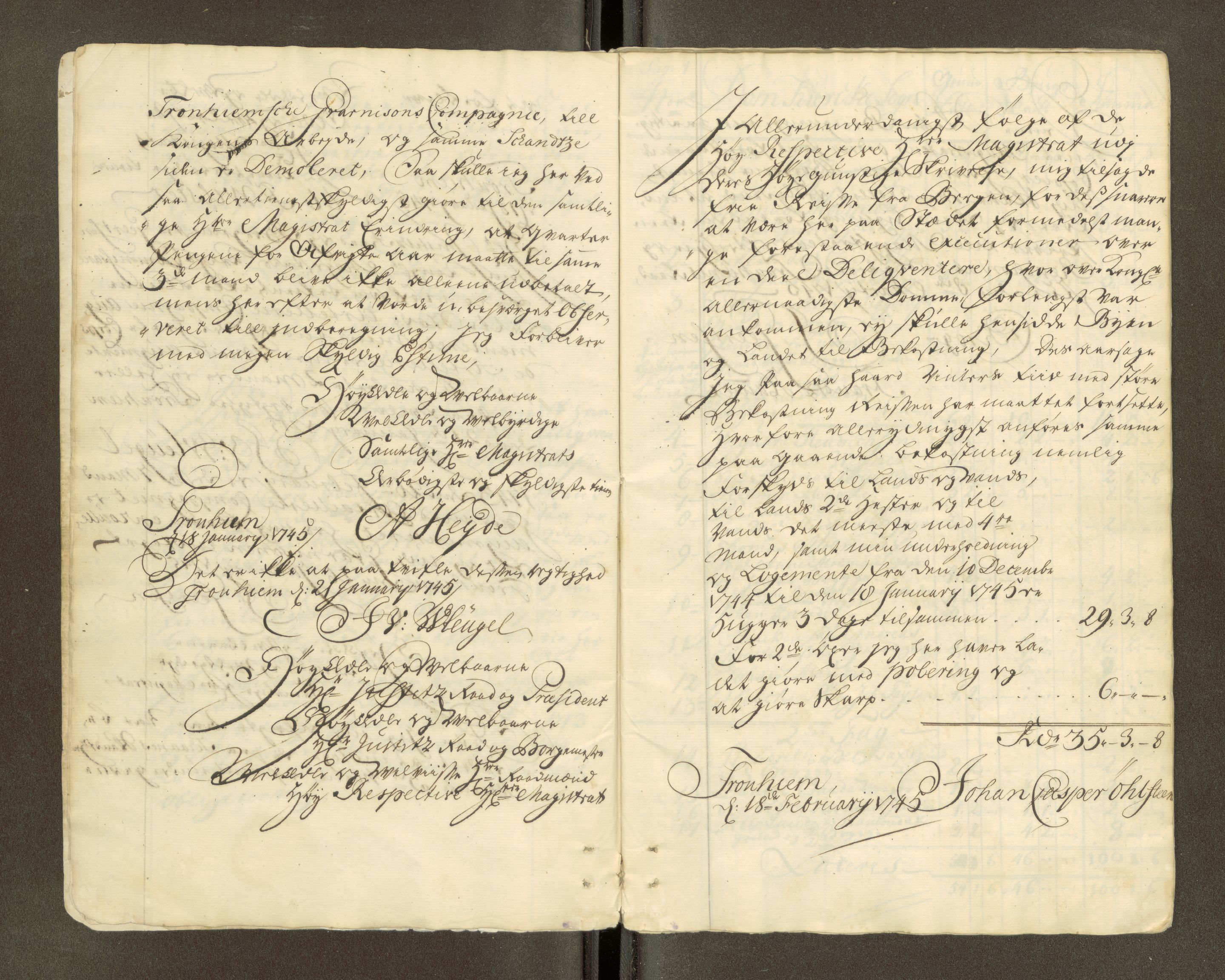 Trondheim magistrat, AV/SAT-A-4372/D/Da/L0007: Skattemanntall, 1740-1745, s. 437