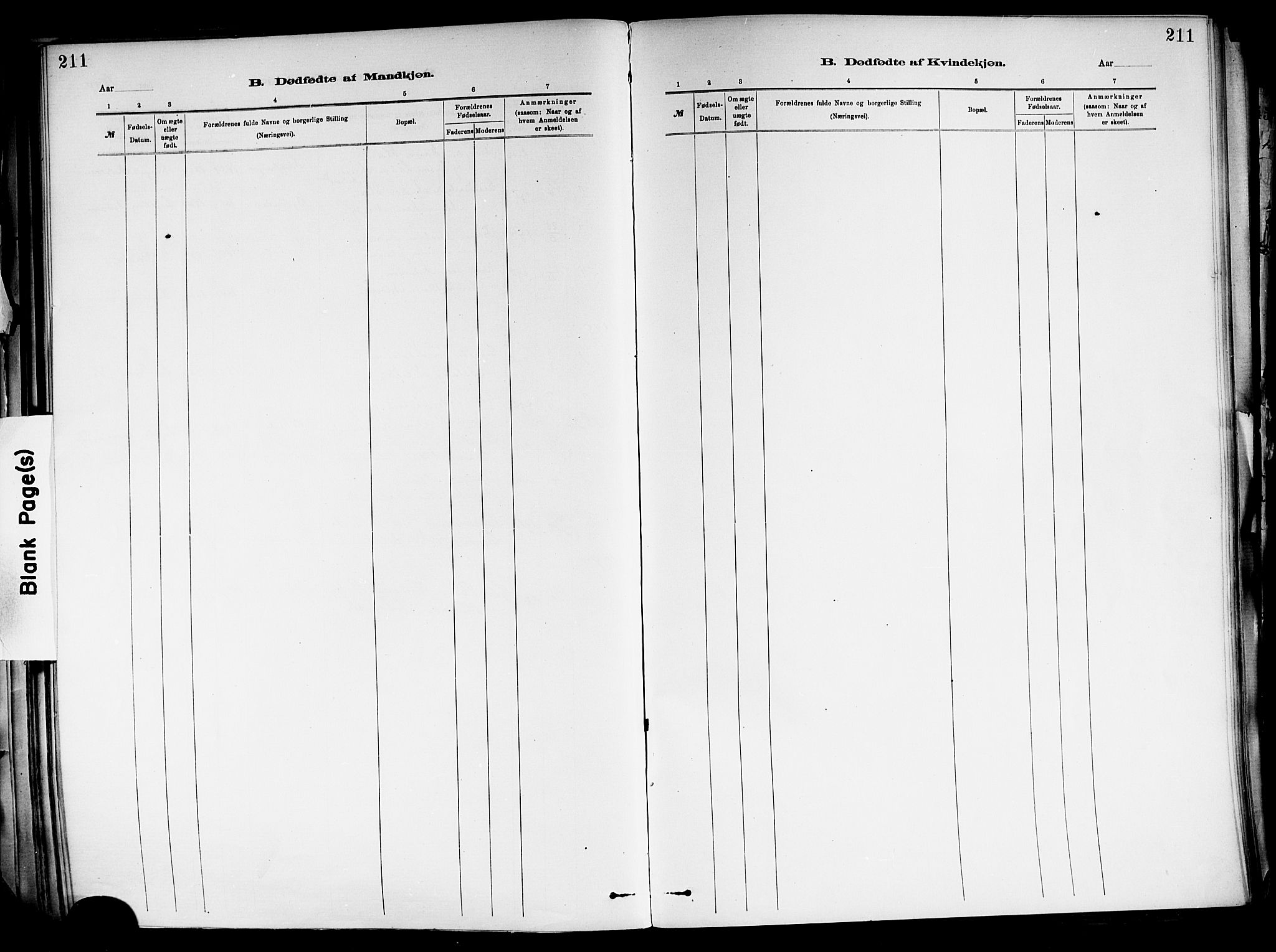 Holla kirkebøker, SAKO/A-272/F/Fa/L0008: Ministerialbok nr. 8, 1882-1897, s. 211