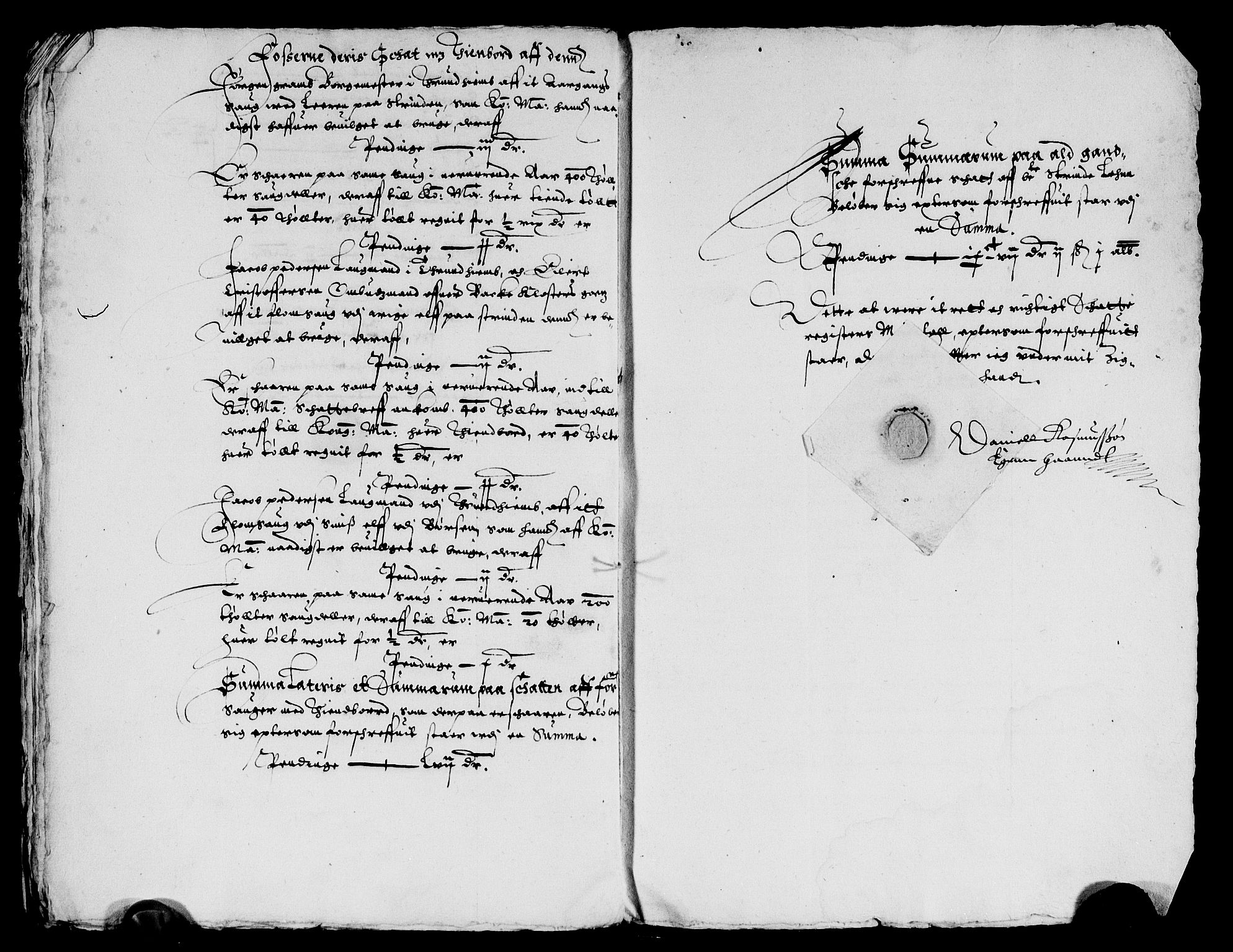 Rentekammeret inntil 1814, Reviderte regnskaper, Lensregnskaper, RA/EA-5023/R/Rb/Rbw/L0016: Trondheim len, 1617-1619