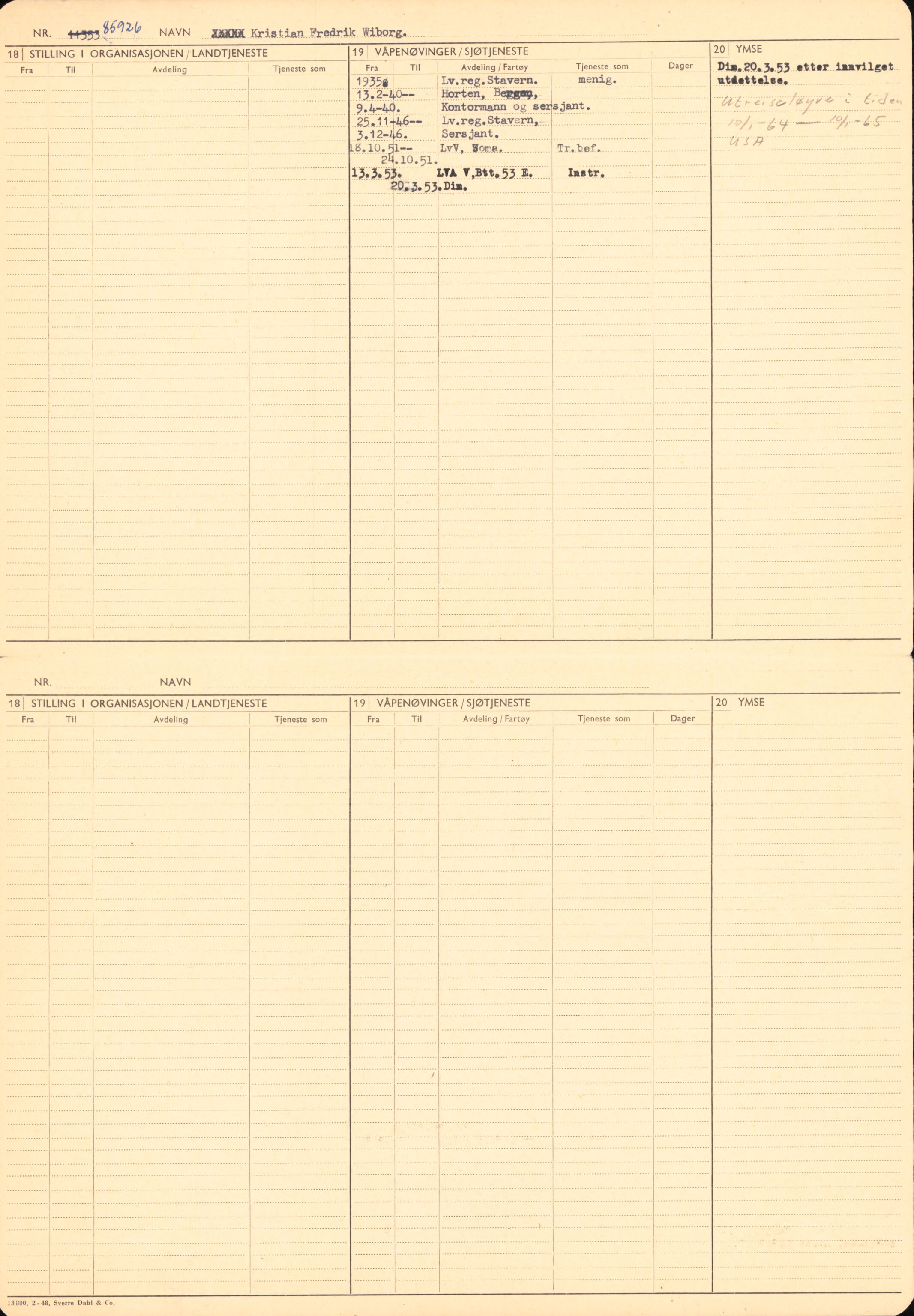 Forsvaret, Forsvarets overkommando/Luftforsvarsstaben, RA/RAFA-4079/P/Pa/L0038: Personellpapirer, 1914, s. 423