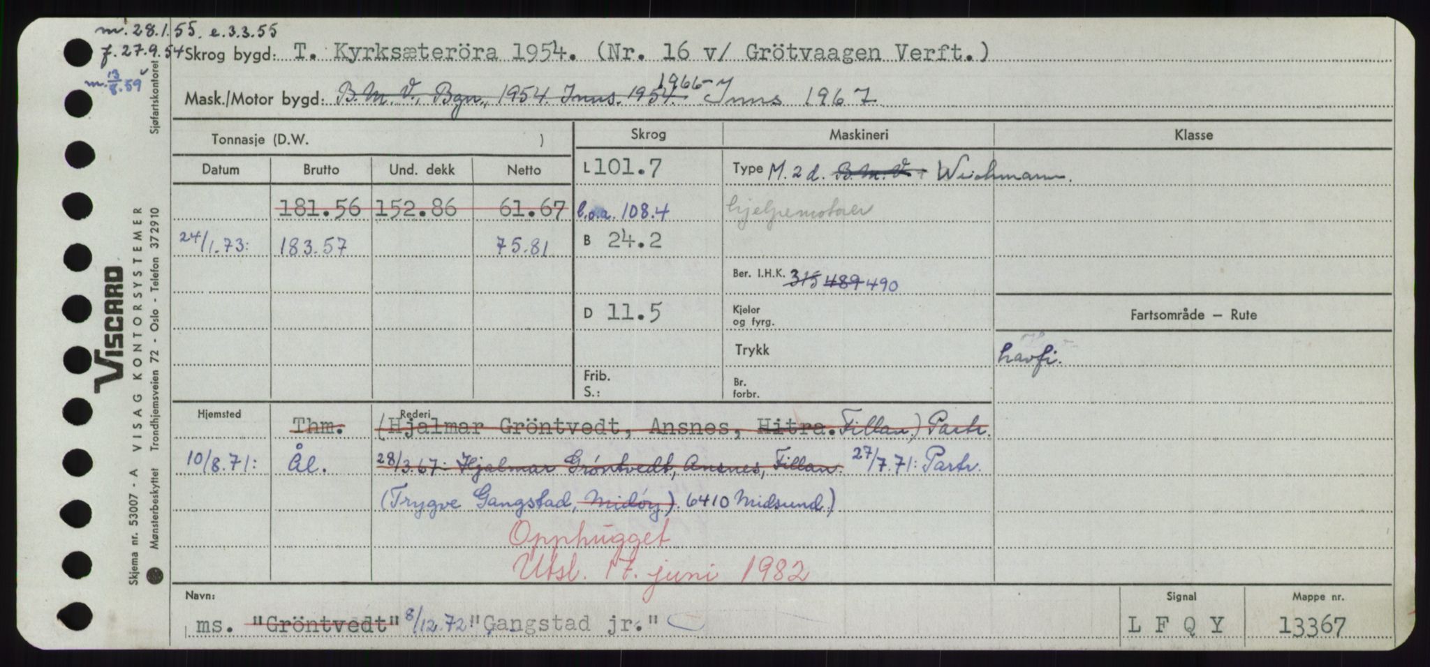 Sjøfartsdirektoratet med forløpere, Skipsmålingen, AV/RA-S-1627/H/Hd/L0012: Fartøy, G-Glø, s. 45