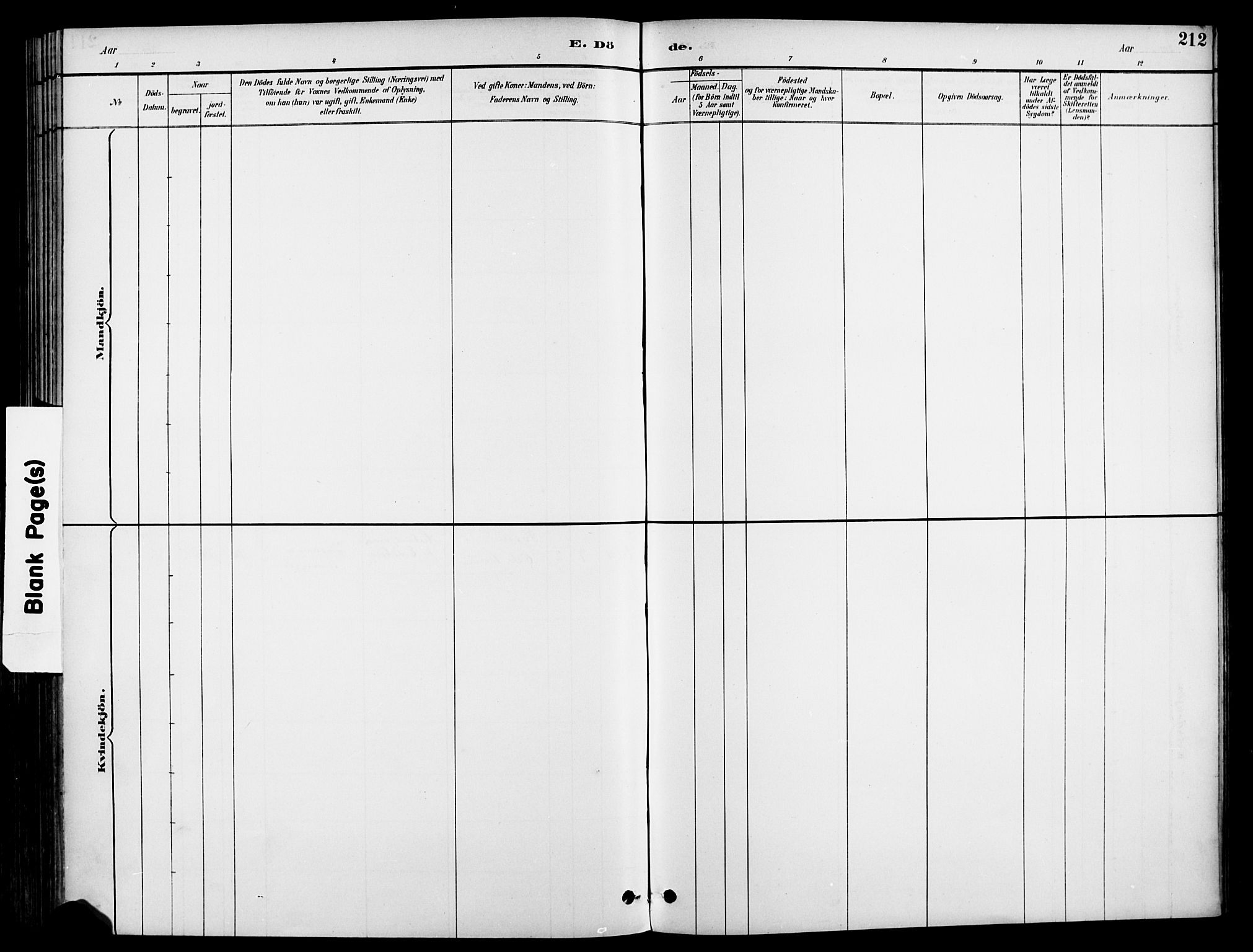 Asker prestekontor Kirkebøker, AV/SAO-A-10256a/F/Fc/L0003: Ministerialbok nr. III 3, 1892-1904, s. 212