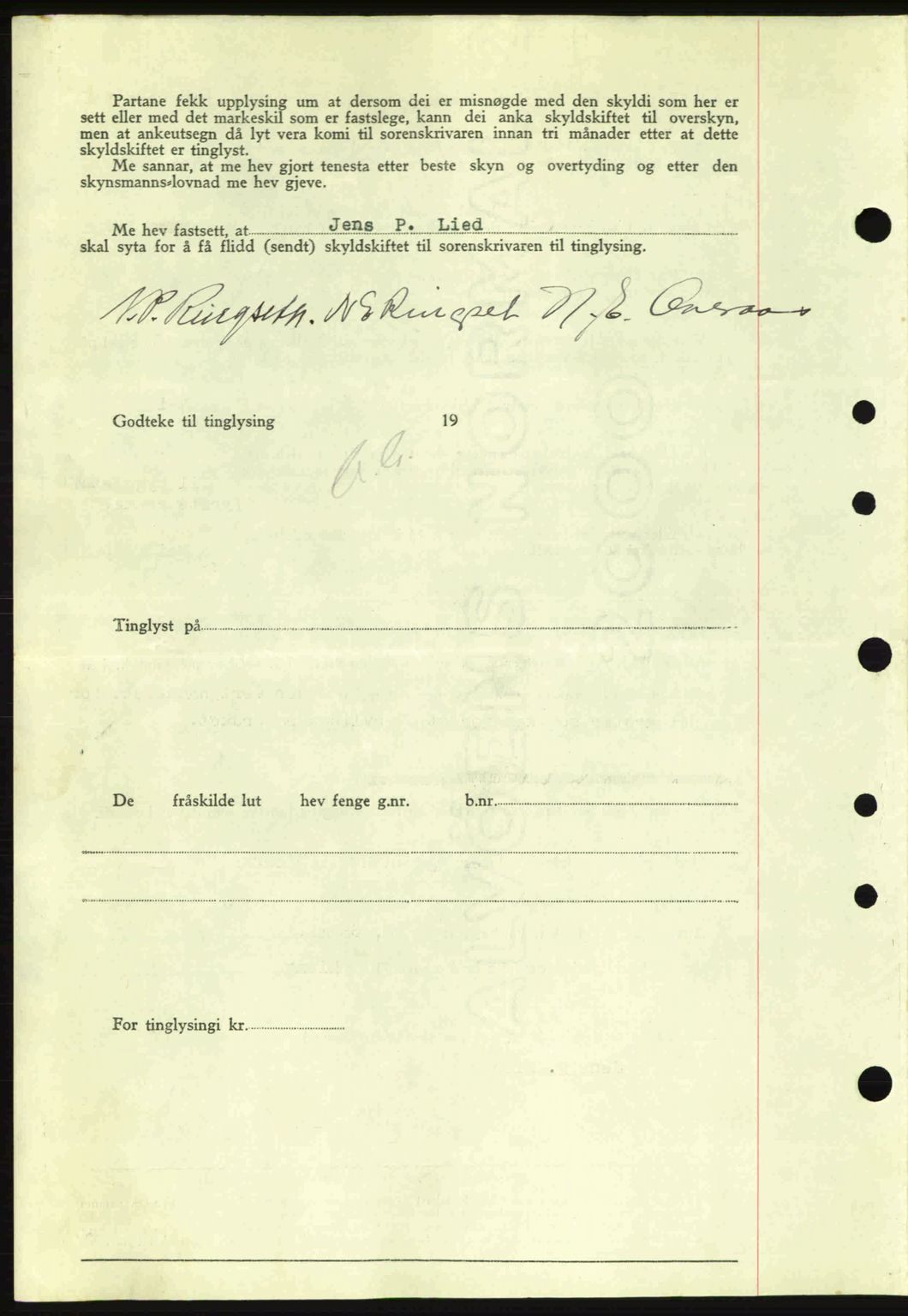 Nordre Sunnmøre sorenskriveri, AV/SAT-A-0006/1/2/2C/2Ca: Pantebok nr. A2, 1936-1937, Dagboknr: 153/1937