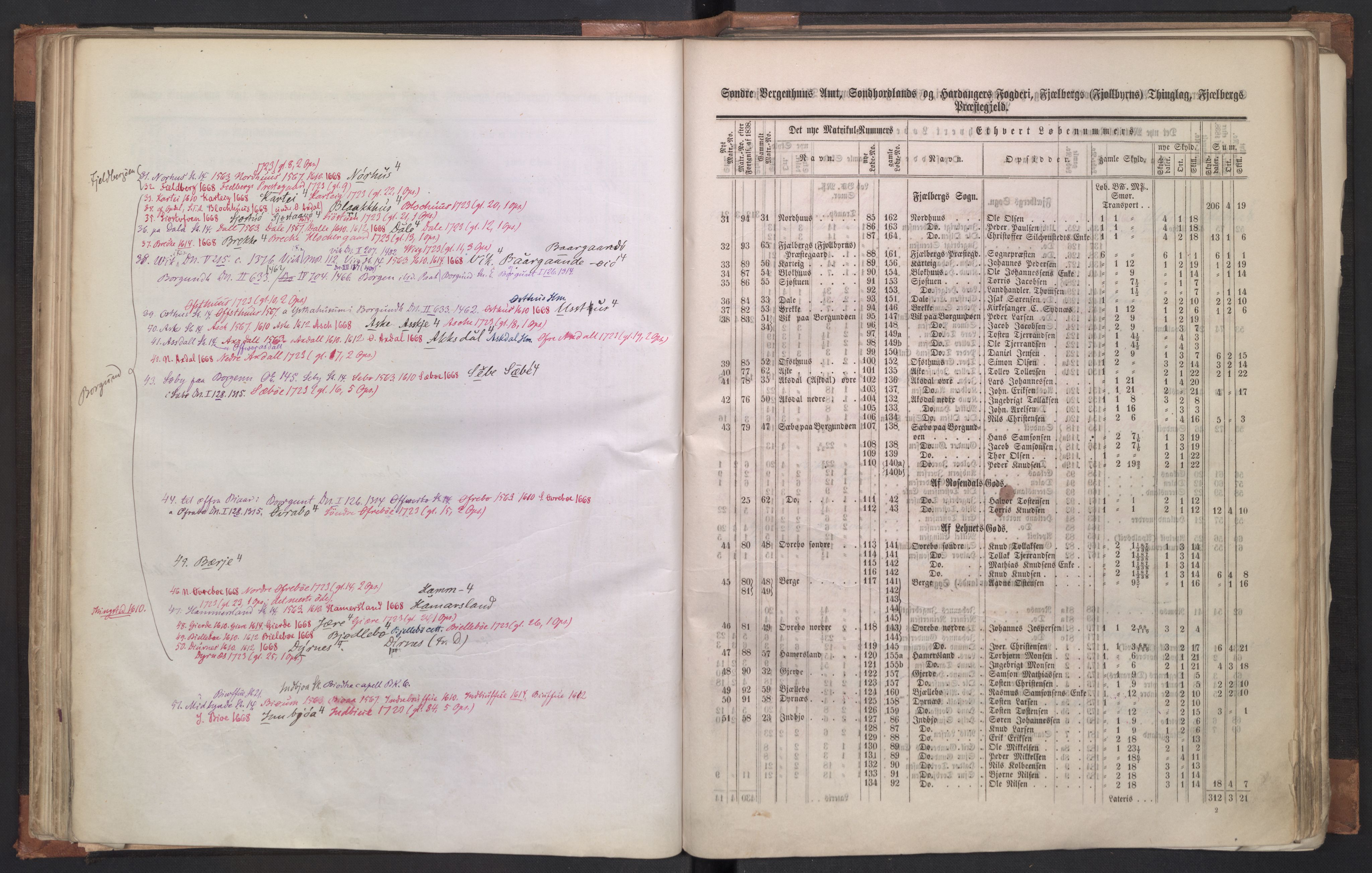 Rygh, AV/RA-PA-0034/F/Fb/L0011: Matrikkelen for 1838 - Søndre Bergenhus amt (Hordaaland fylke), 1838