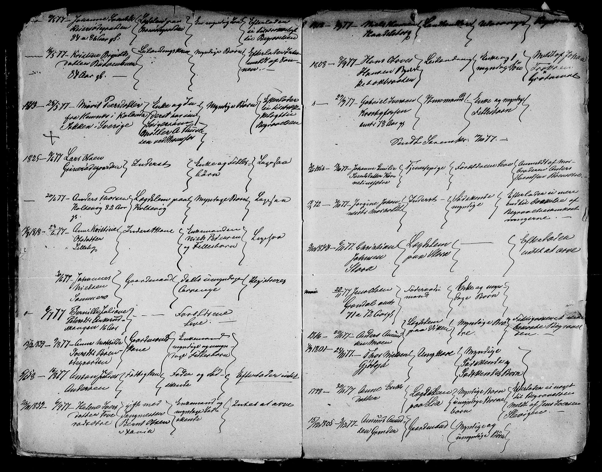 Aremark lensmannskontor, AV/SAO-A-10631/H/Ha/L0001: Dødsfallsprotokoll, 1859-1895