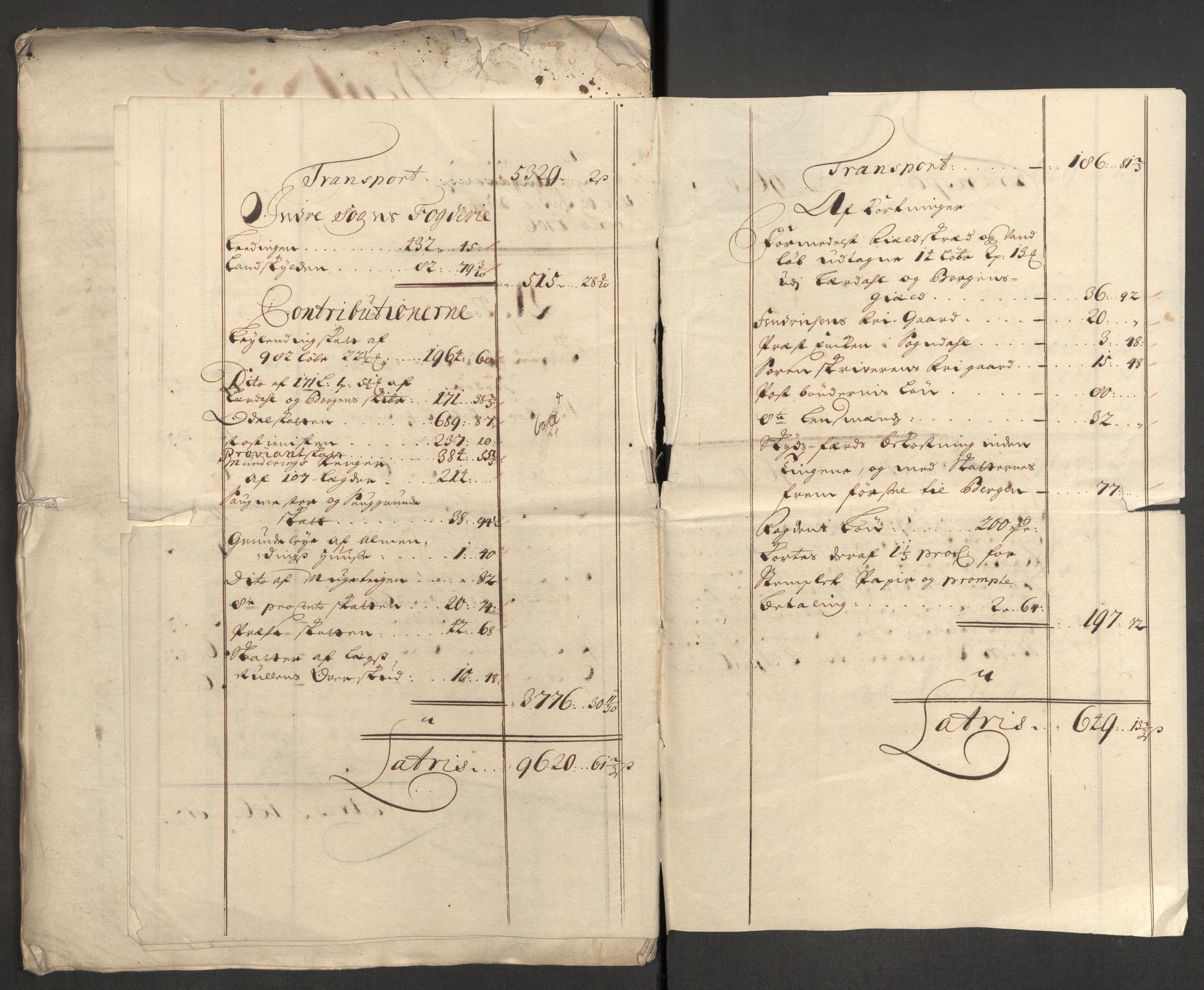 Rentekammeret inntil 1814, Reviderte regnskaper, Fogderegnskap, RA/EA-4092/R52/L3314: Fogderegnskap Sogn, 1705-1707, s. 228