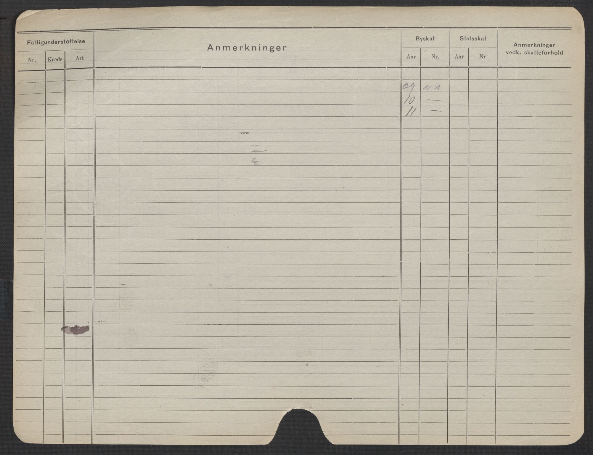 Oslo folkeregister, Registerkort, SAO/A-11715/F/Fa/Fac/L0016: Kvinner, 1906-1914, s. 626a