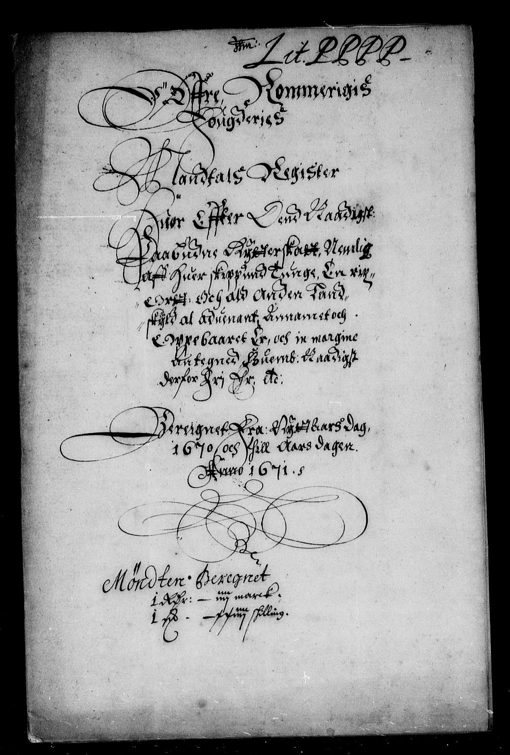 Rentekammeret inntil 1814, Reviderte regnskaper, Stiftamtstueregnskaper, Landkommissariatet på Akershus og Akershus stiftamt, AV/RA-EA-5869/R/Rb/L0072: Akershus stiftamt, 1668-1670