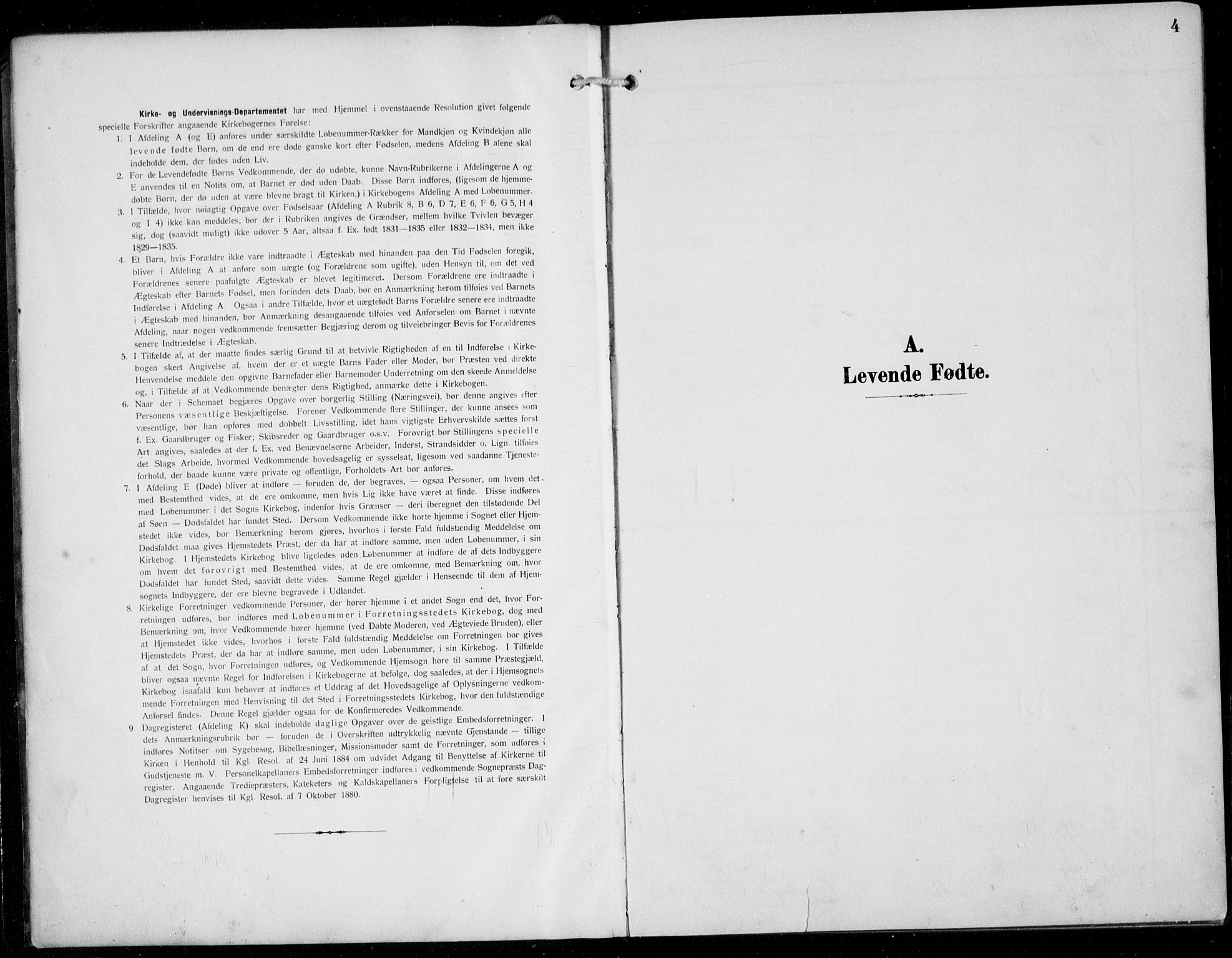 Skudenes sokneprestkontor, AV/SAST-A -101849/H/Ha/Hab/L0009: Klokkerbok nr. B 9, 1908-1936, s. 4