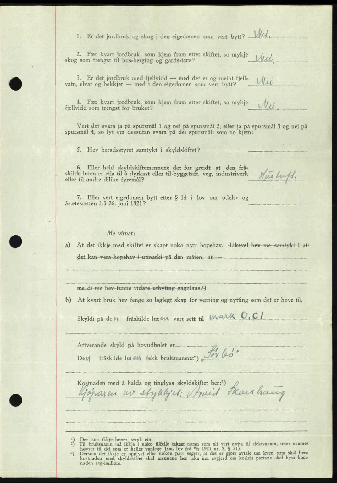 Romsdal sorenskriveri, AV/SAT-A-4149/1/2/2C: Pantebok nr. A21, 1946-1946, Dagboknr: 2050/1946