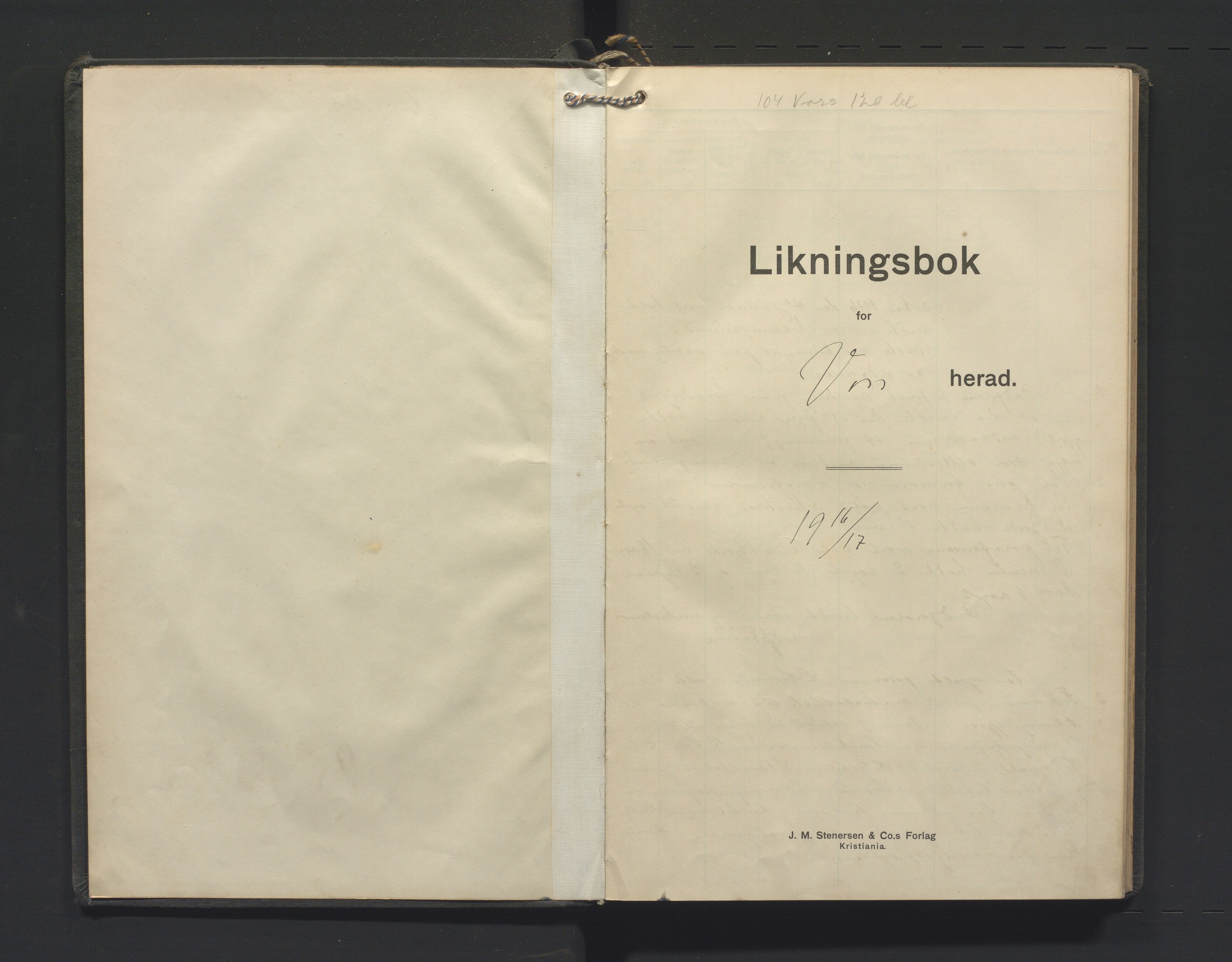 Voss kommune. Likningsnemnda, IKAH/1235-142/F/Fa/L0026: Likningsprotokoll (heradsskatt + statsskatt), 1916-1917