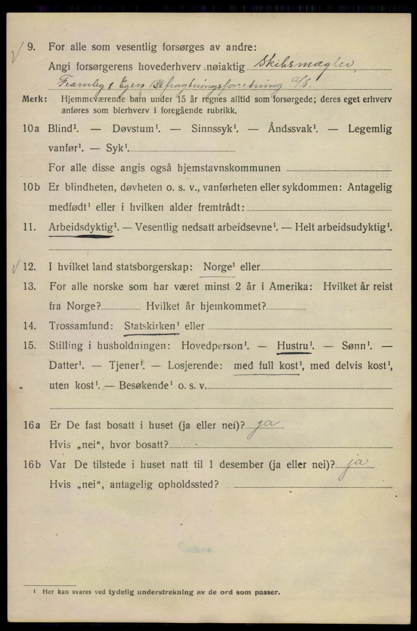 SAO, Folketelling 1920 for 0301 Kristiania kjøpstad, 1920, s. 590388