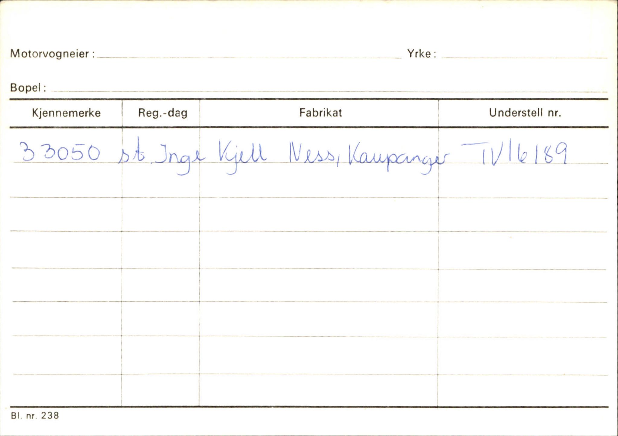 Statens vegvesen, Sogn og Fjordane vegkontor, SAB/A-5301/4/F/L0126: Eigarregister Fjaler M-Å. Leikanger A-Å, 1945-1975, s. 1395