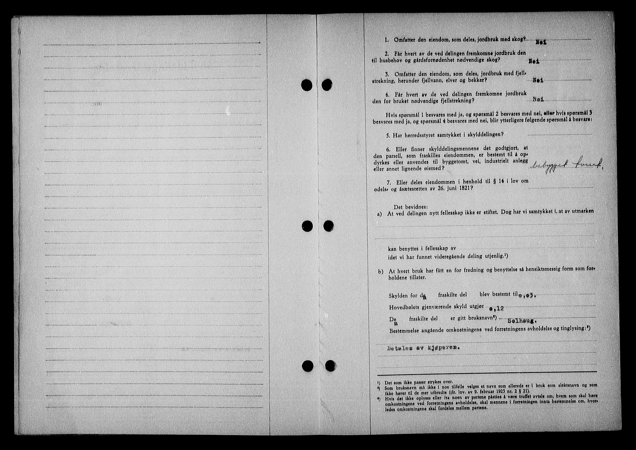 Nedenes sorenskriveri, SAK/1221-0006/G/Gb/Gba/L0051: Pantebok nr. A-V, 1943-1944, Dagboknr: 618/1944