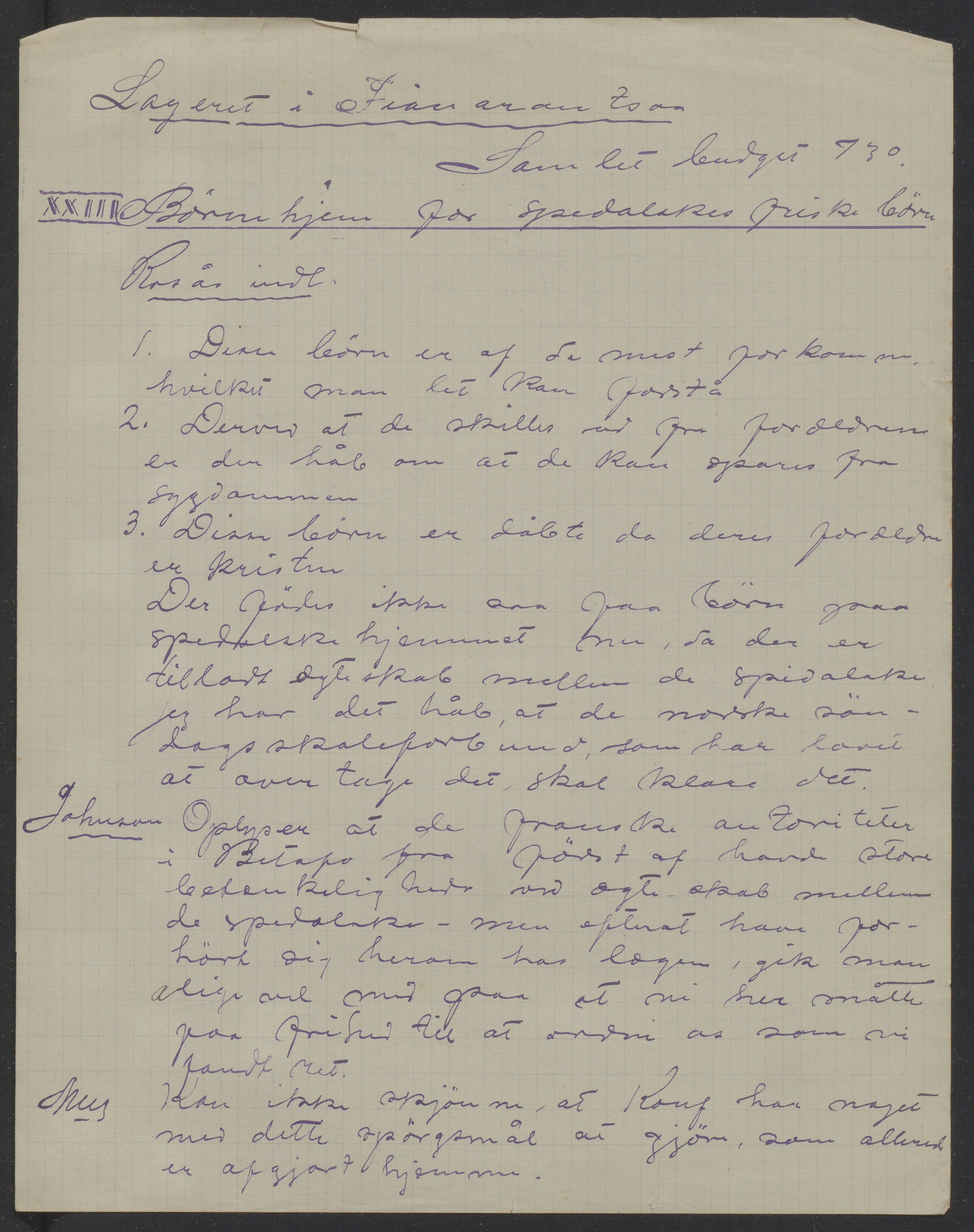 Det Norske Misjonsselskap - hovedadministrasjonen, VID/MA-A-1045/D/Da/Daa/L0043/0010: Konferansereferat og årsberetninger / Konferansereferat fra Madagaskar Innland, del II., 1900