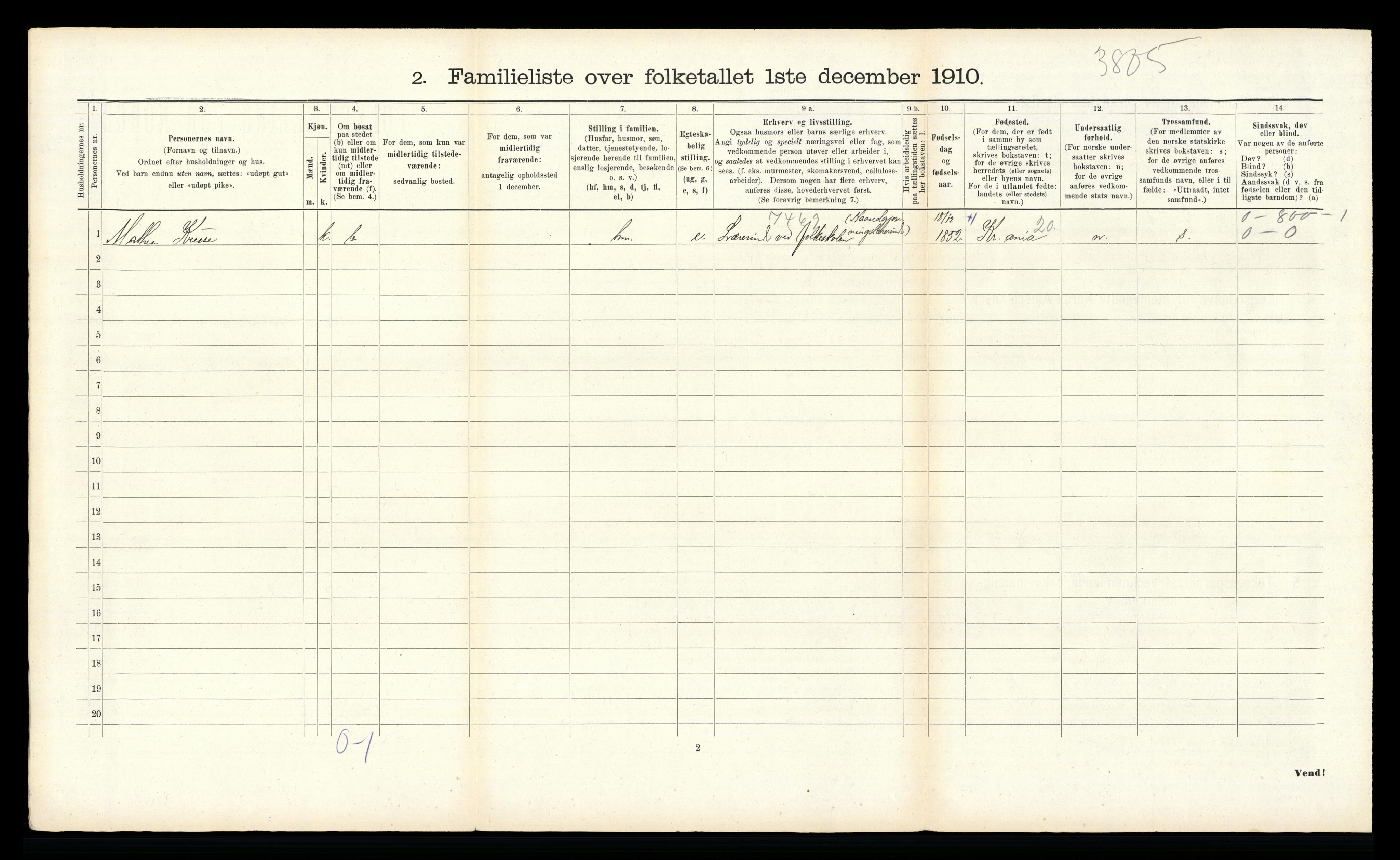 RA, Folketelling 1910 for 1703 Namsos ladested, 1910, s. 1021