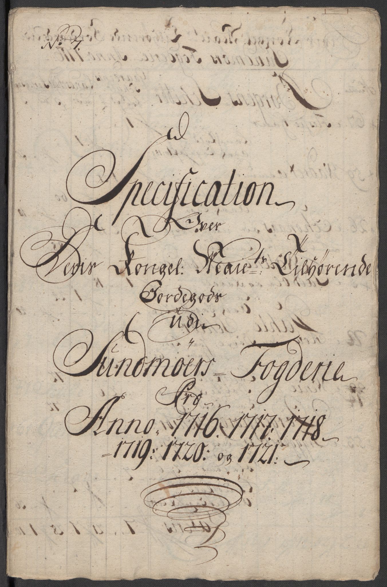 Rentekammeret inntil 1814, Reviderte regnskaper, Fogderegnskap, RA/EA-4092/R54/L3568: Fogderegnskap Sunnmøre, 1716, s. 72