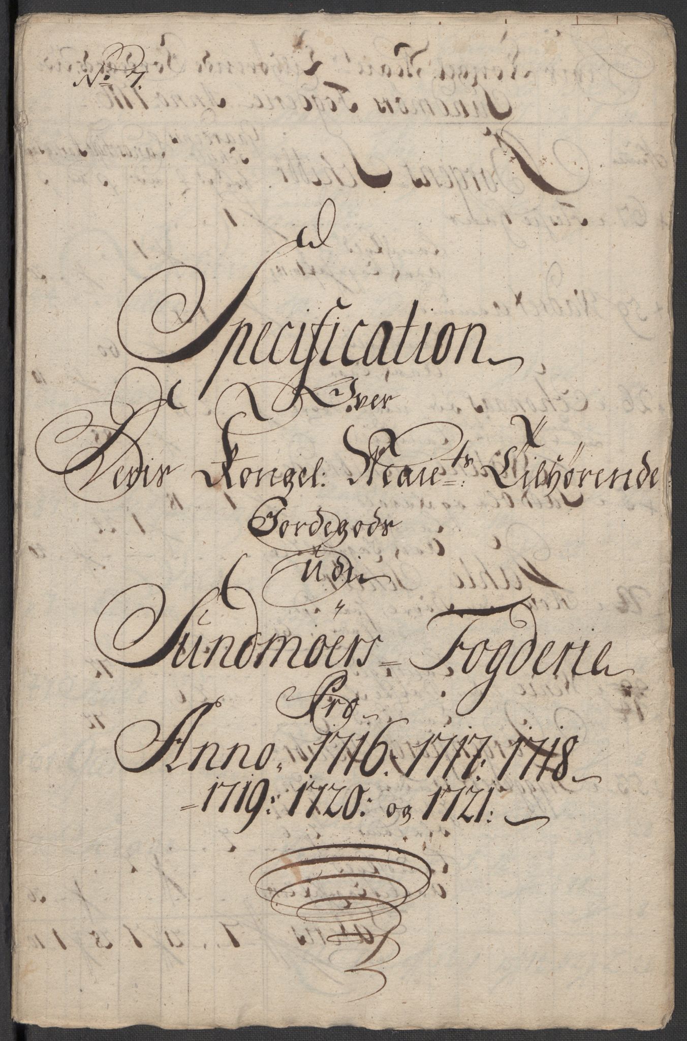 Rentekammeret inntil 1814, Reviderte regnskaper, Fogderegnskap, AV/RA-EA-4092/R54/L3568: Fogderegnskap Sunnmøre, 1716, s. 72