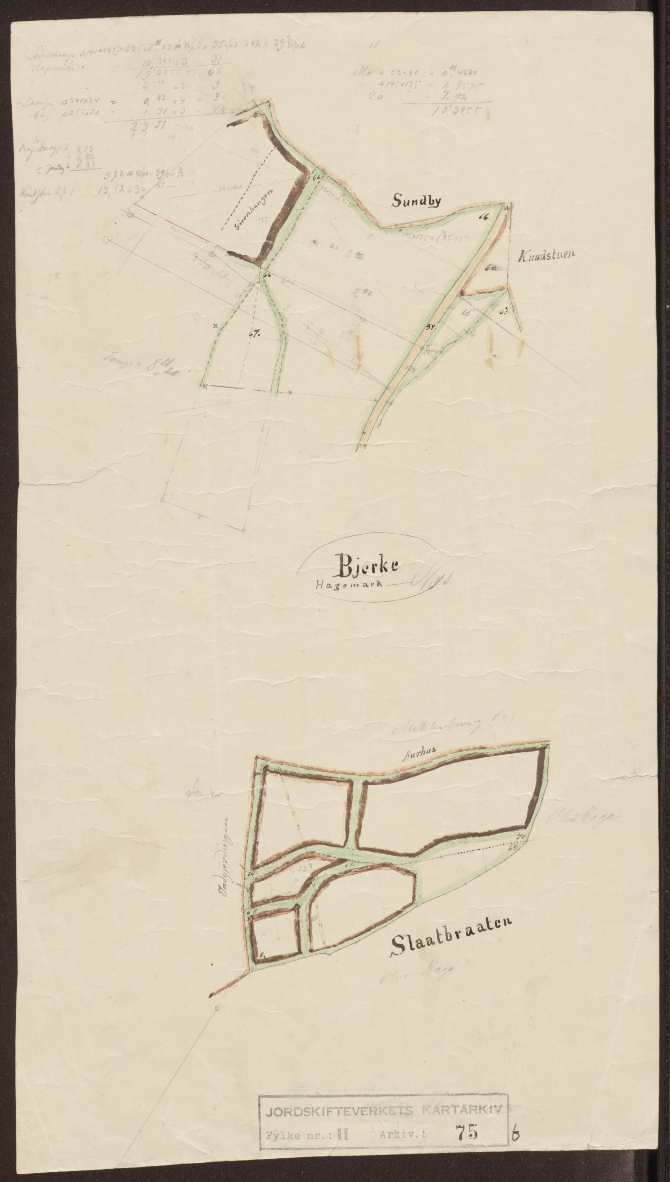 Jordskifteverkets kartarkiv, AV/RA-S-3929/T, 1859-1988, s. 104