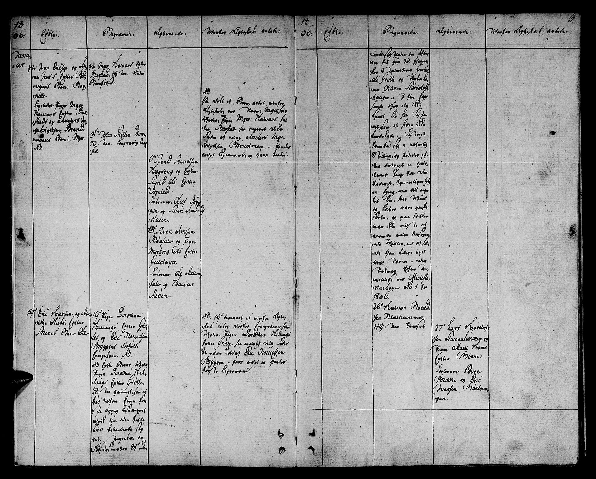 Ministerialprotokoller, klokkerbøker og fødselsregistre - Sør-Trøndelag, AV/SAT-A-1456/678/L0894: Ministerialbok nr. 678A04, 1806-1815, s. 3