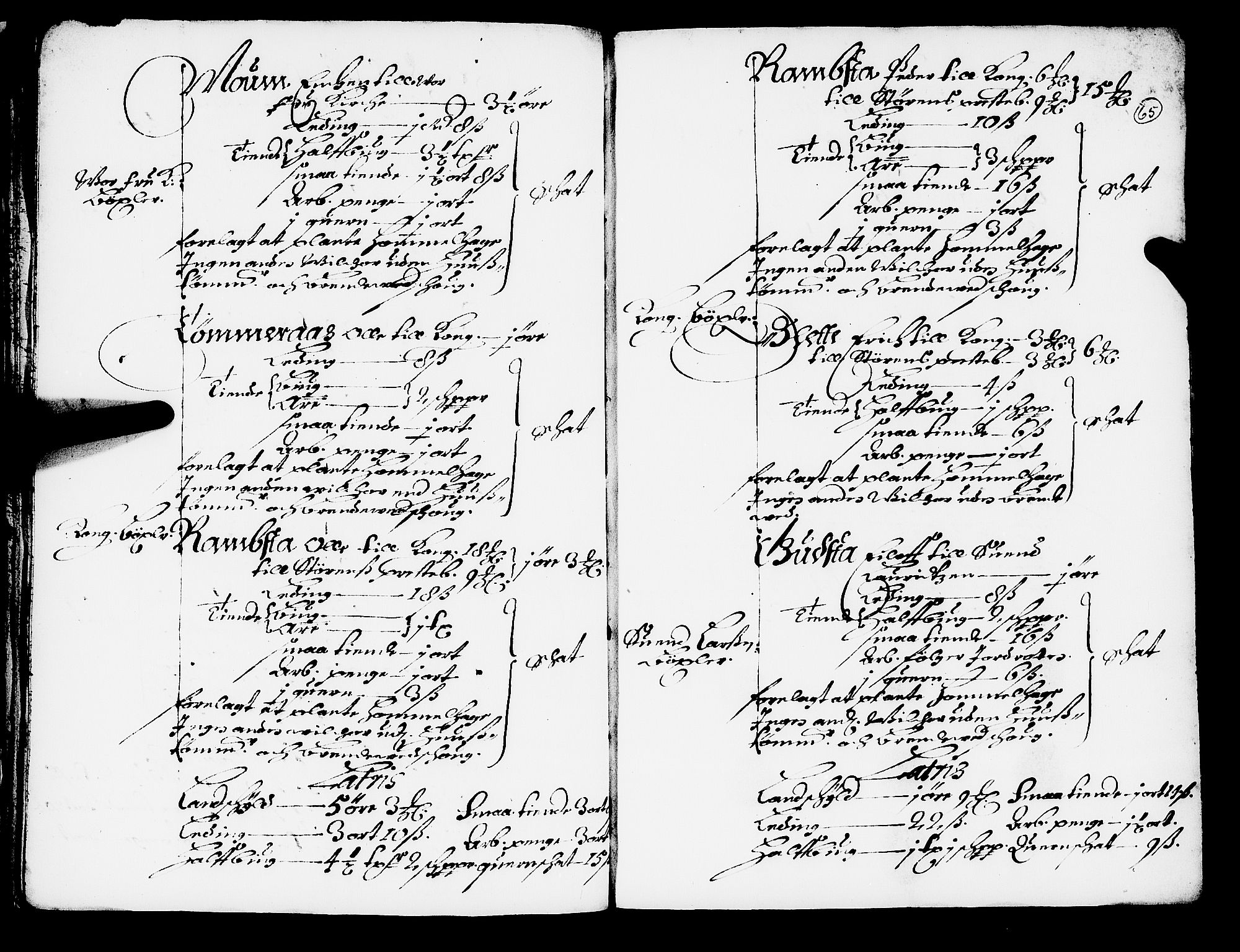 Rentekammeret inntil 1814, Realistisk ordnet avdeling, AV/RA-EA-4070/N/Nb/Nba/L0051: Gauldal fogderi, 1667, s. 64b-65a