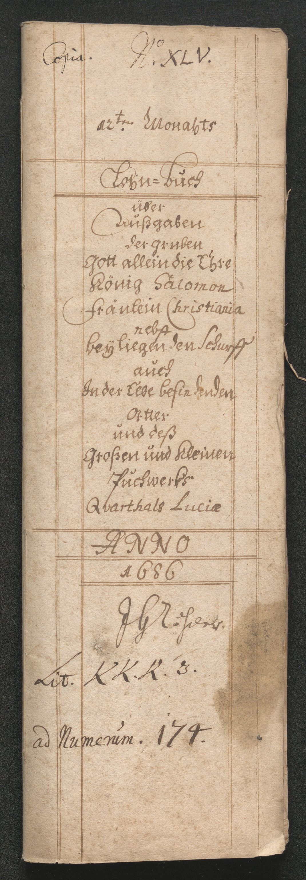 Kongsberg Sølvverk 1623-1816, SAKO/EA-3135/001/D/Dc/Dcd/L0059: Utgiftsregnskap for gruver m.m., 1685-1686, s. 646